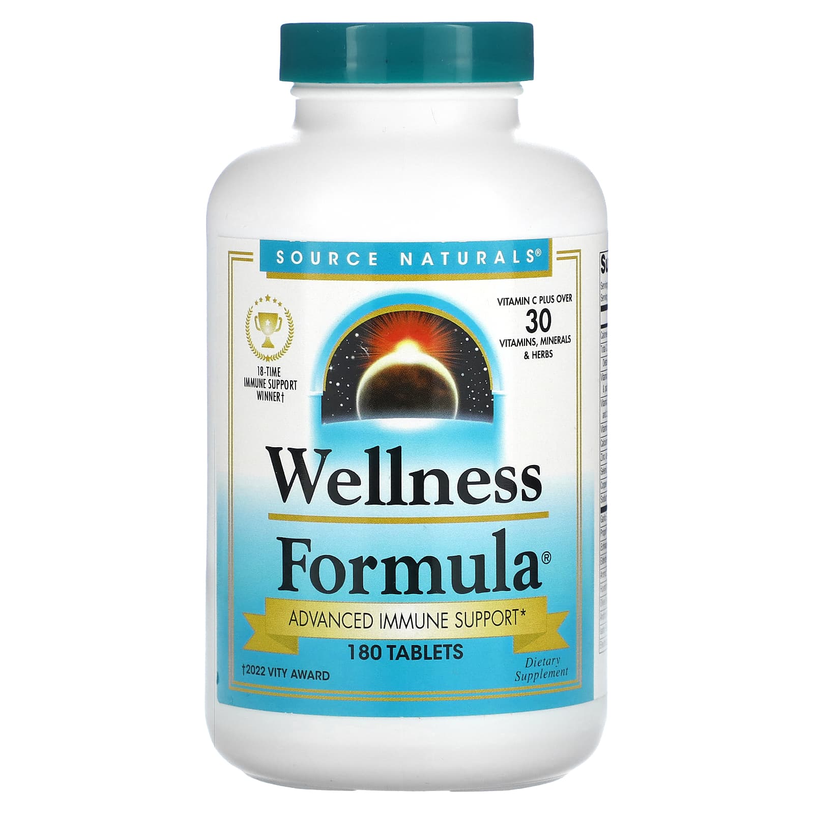 Source Naturals Wellness Formula улучшенная поддержка иммунитета 180 таблеток 7090₽