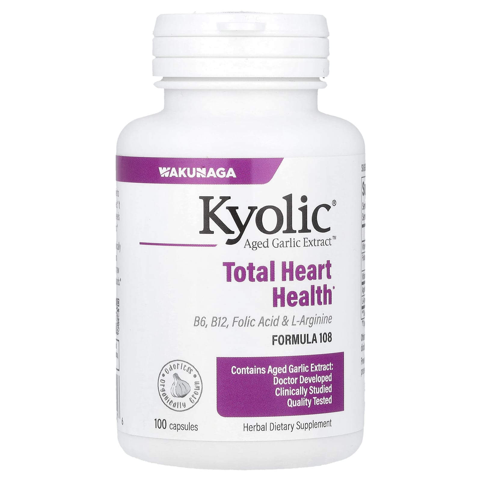 Kyolic Aged Garlic Extract формула 108 100 капсул 2890₽