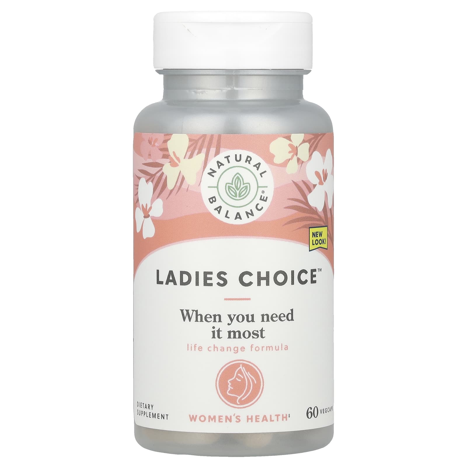 Natural Balance Ladies Choice формула с фитоэстрогеном для поддержки в период менопаузы 60 вегетарианских капсул 4590₽