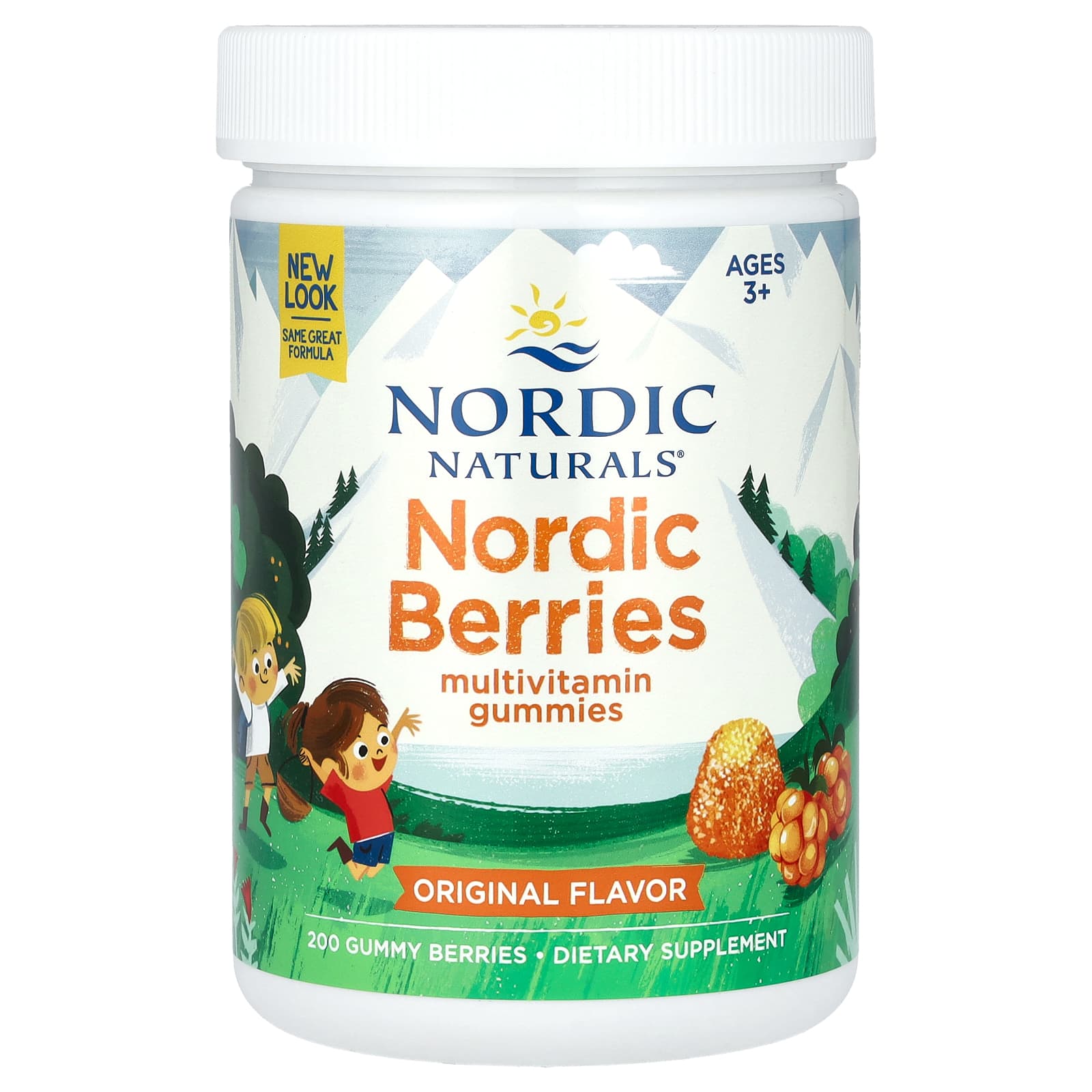 Nordic Naturals Nordic Berries мультивитаминные жевательные конфеты оригинальный вкус 200 жевательных ягодных конфет 6490₽