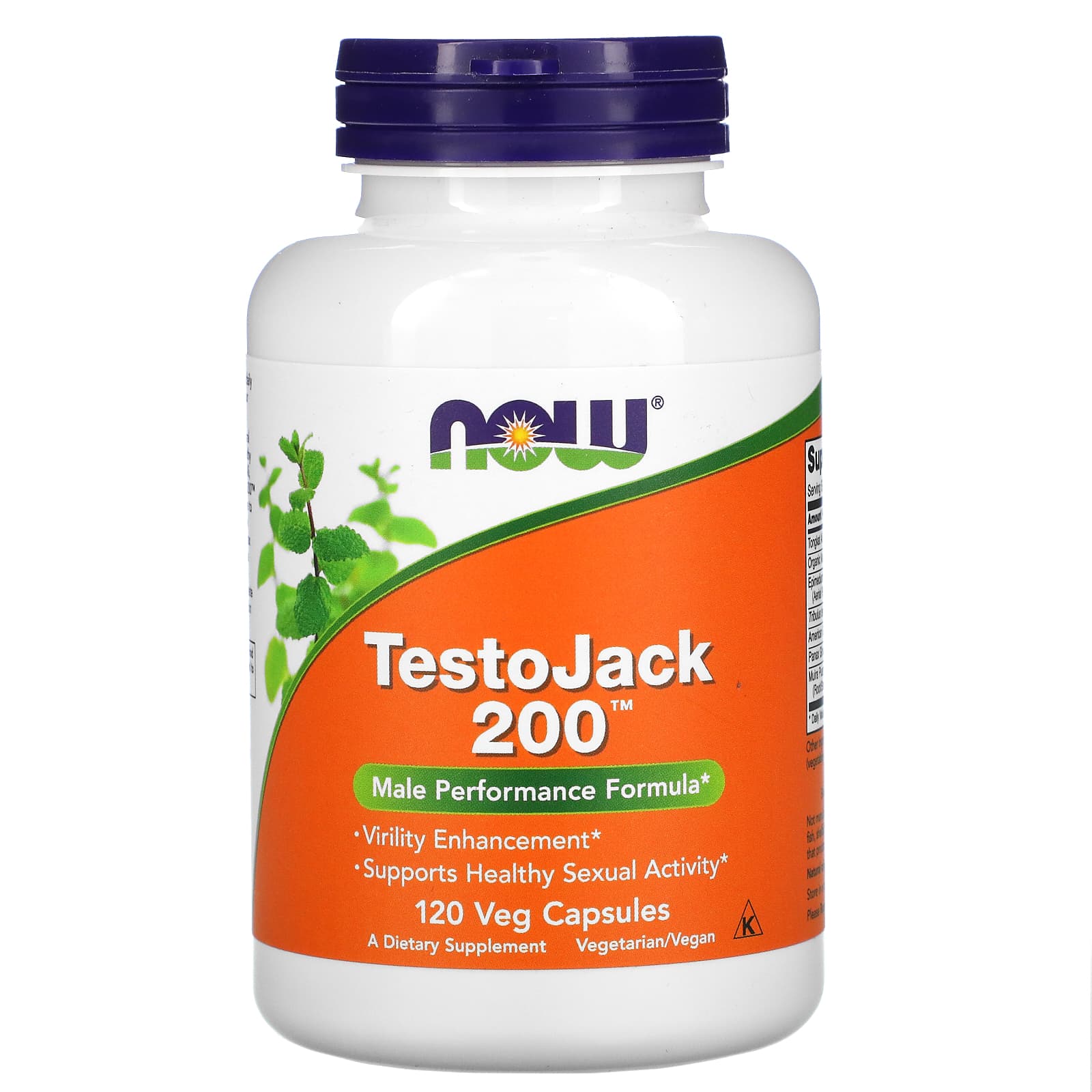 NOW Foods TestoJack 200 120 растительных капсул 6490₽