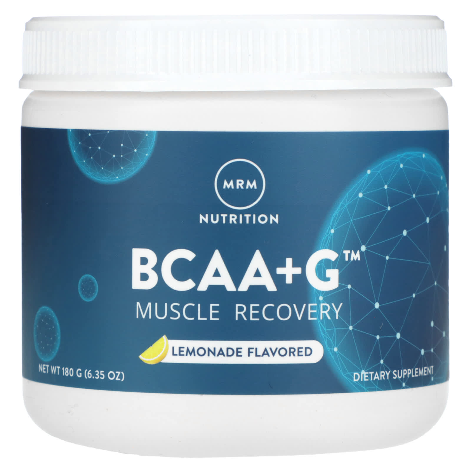 MRM Nutrition BCAA G восстановление мышц лимонад 180 г 635 унции 2690₽