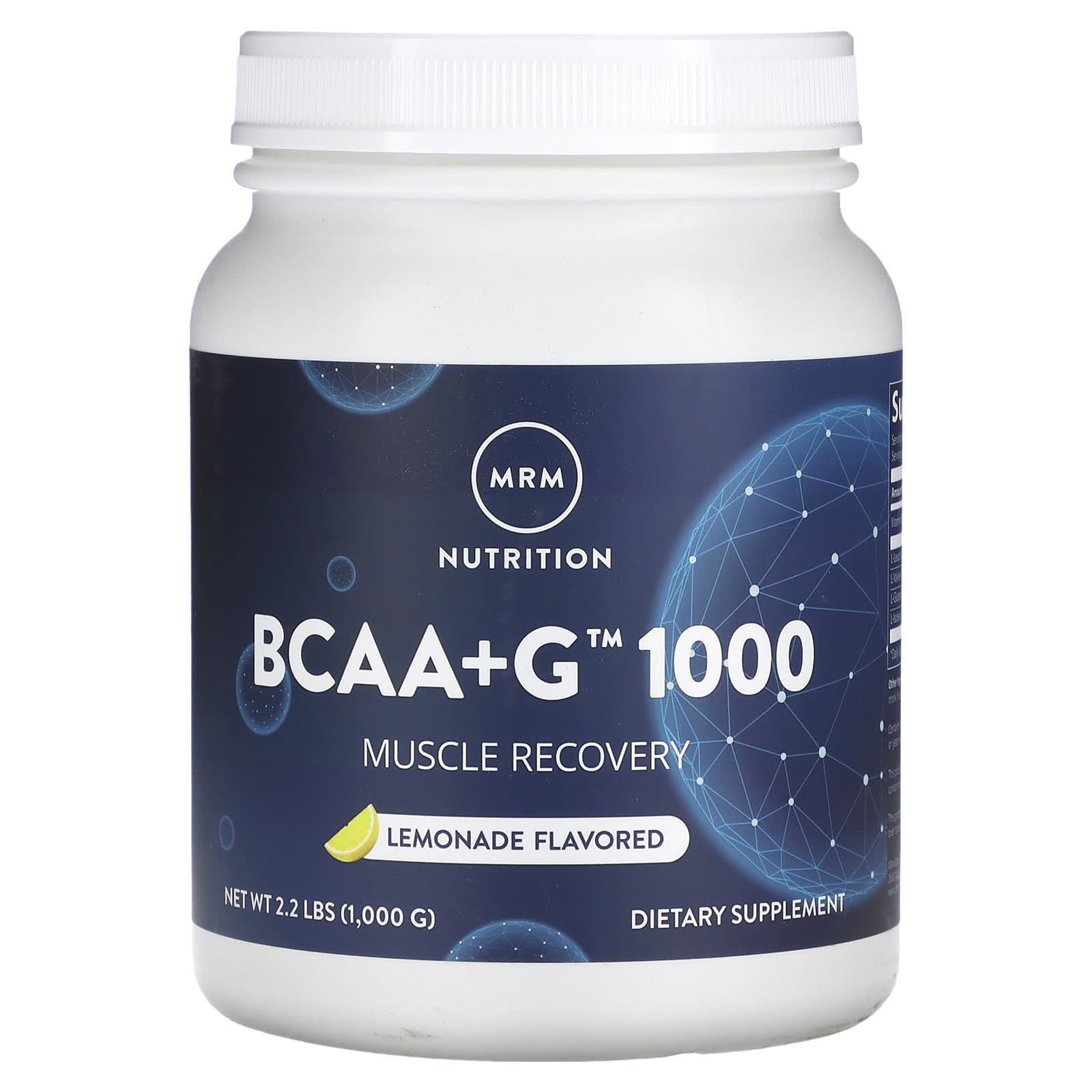 MRM Nutrition BCAAG 1000 со вкусом лимонада 1000 г 22 фунта 12590₽
