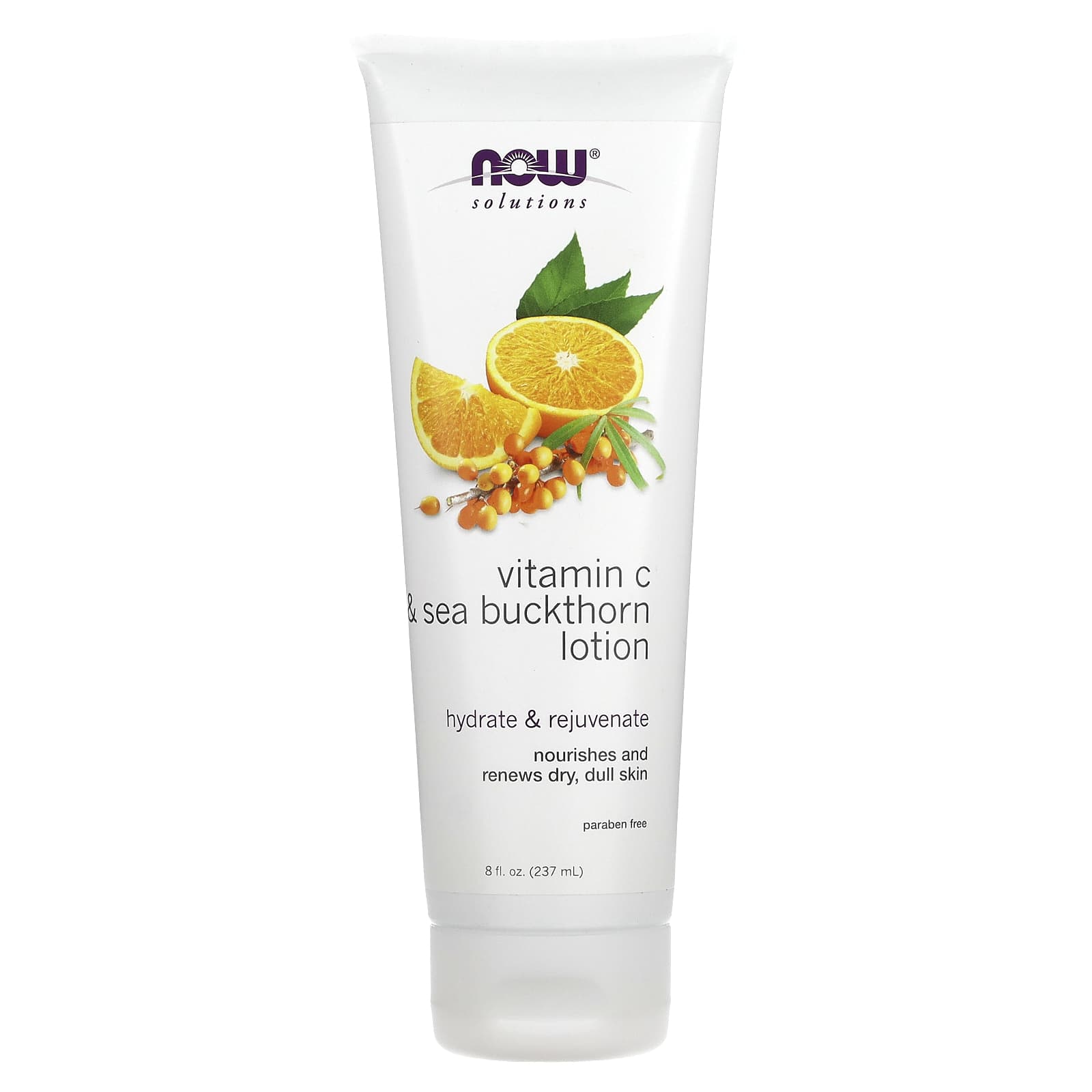 NOW Foods Лосьон с витамином C и облепихой 8 жидких унций 237 мл 1990₽