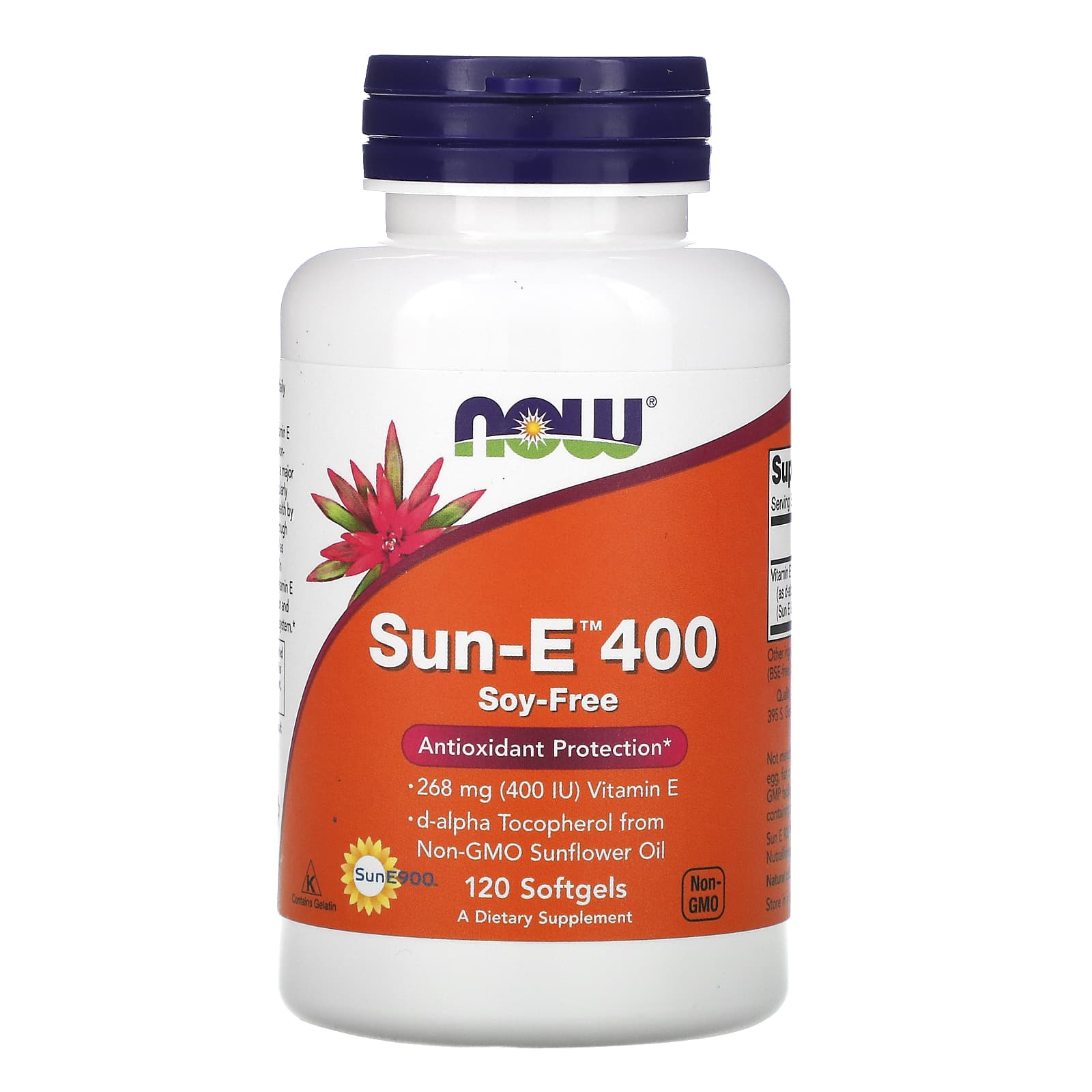 NOW Foods Sun-E 400 120 капсул 5790₽