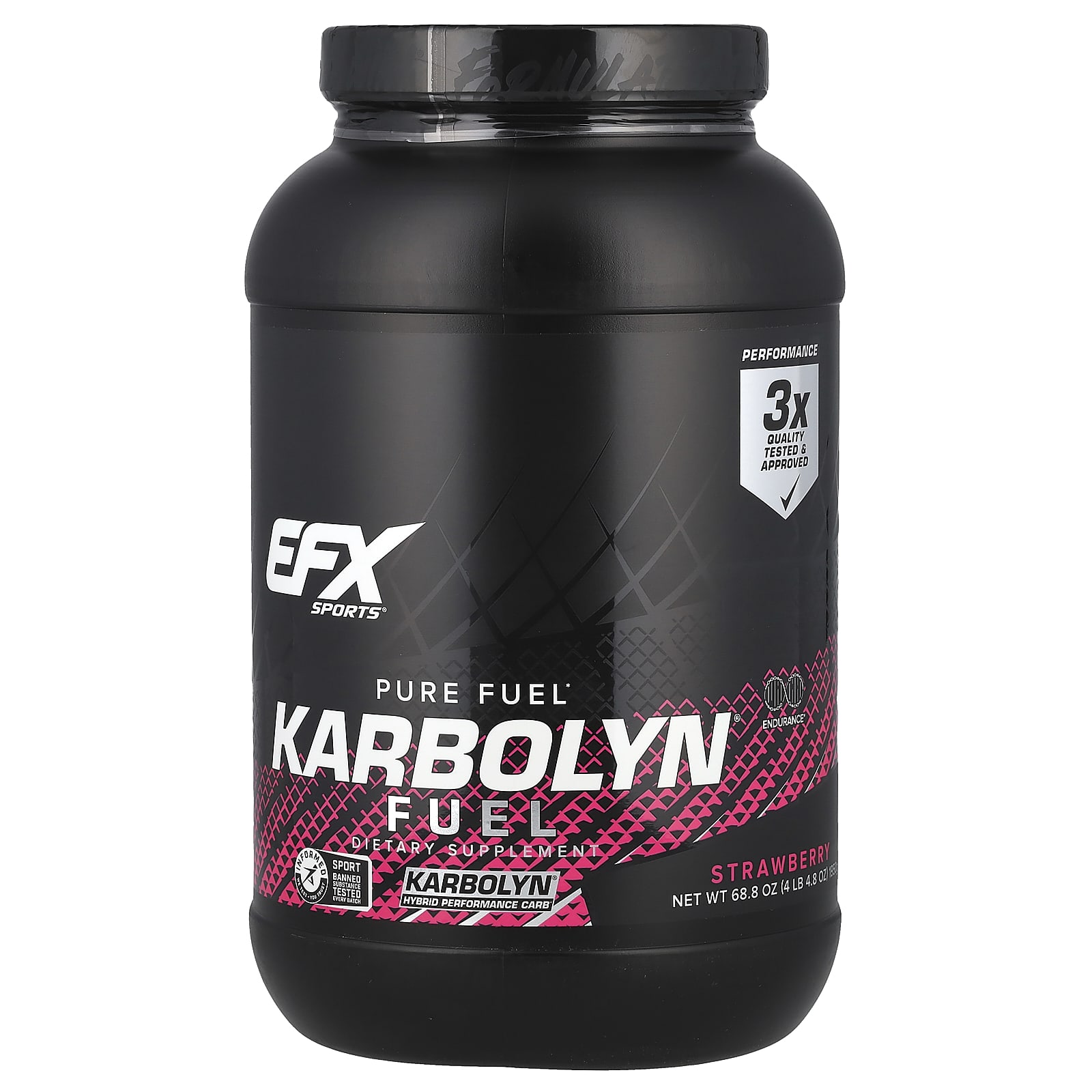 EFX Sports Karbolyn Fuel клубника 1950 г 4 фунта 48 унции 9490₽