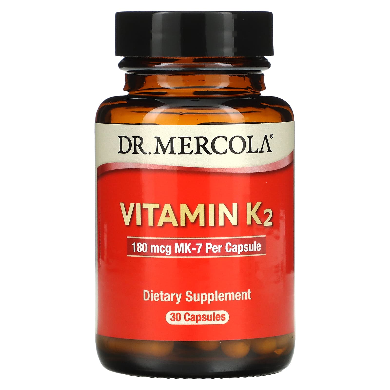 Dr Mercola Витамин K2 180 мкг 30 капсул 5890₽