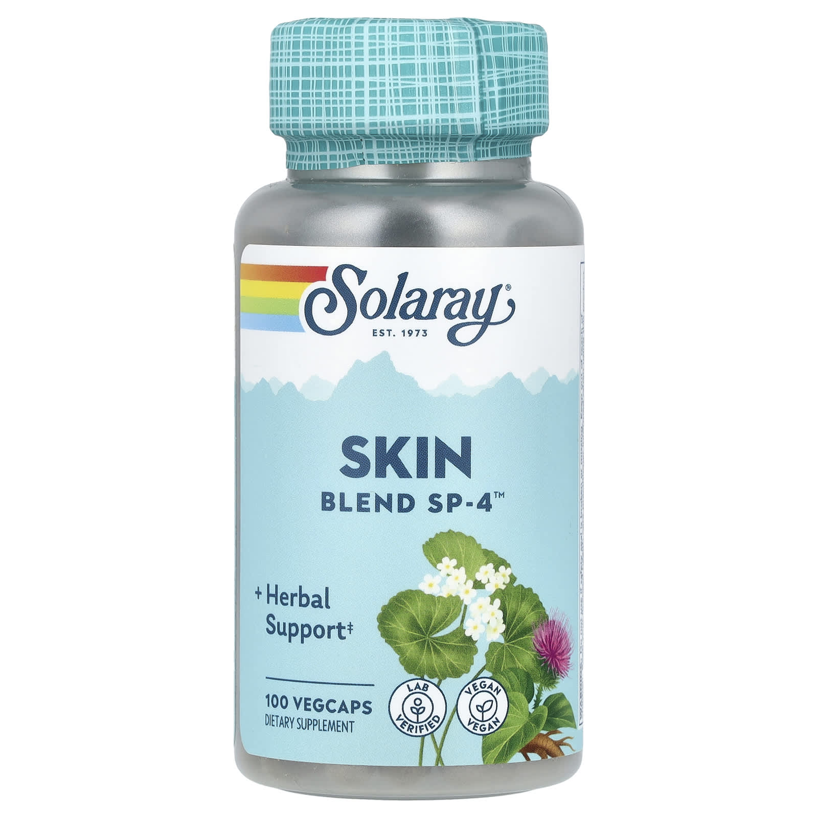 Solaray Skin Blend SP-4 100 растительных капсул 2190₽