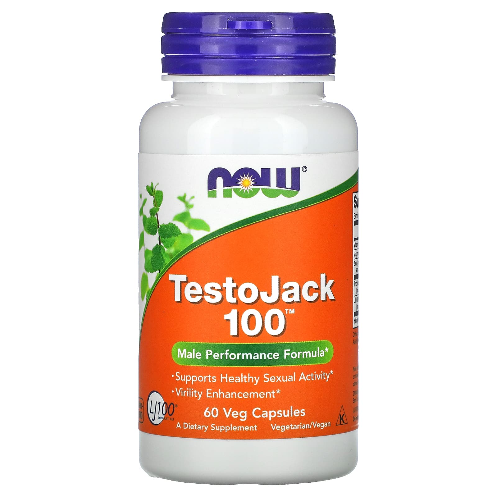 NOW Foods TestoJack 100 60 вегетарианских капсул 3090₽