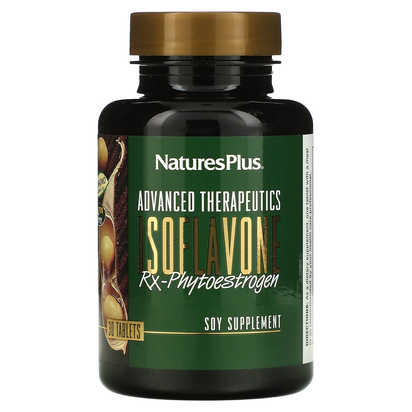 NaturesPlus Advanced Therapeutics Isoflavone Rx-Phytoestrogen озофлавоны сои 30 таблеток 5290₽