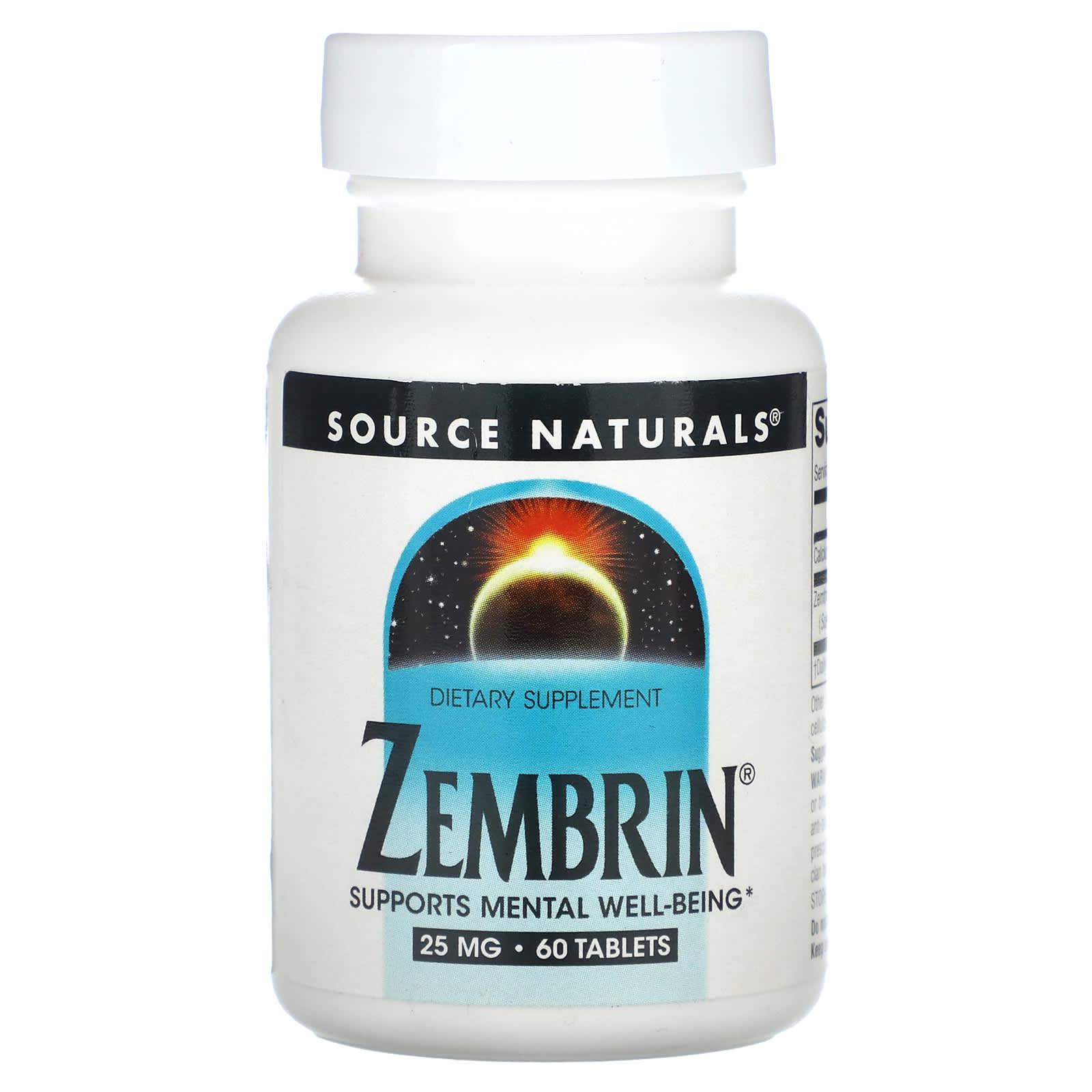 Source Naturals Зембрин 25 мг 60 таблеток 5390₽