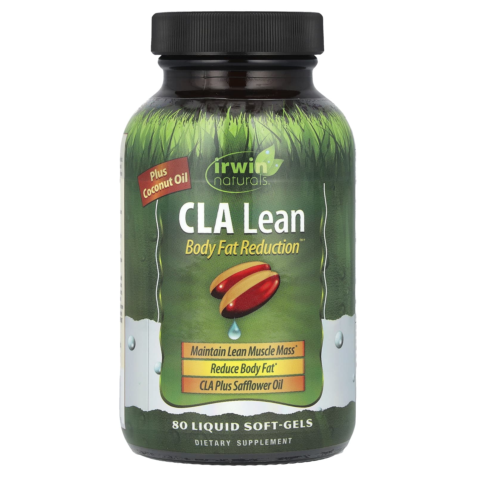 Irwin Naturals CLA Lean Body Fat Reduction 80 мягких желатиновых капсул с жидкостью 3990₽