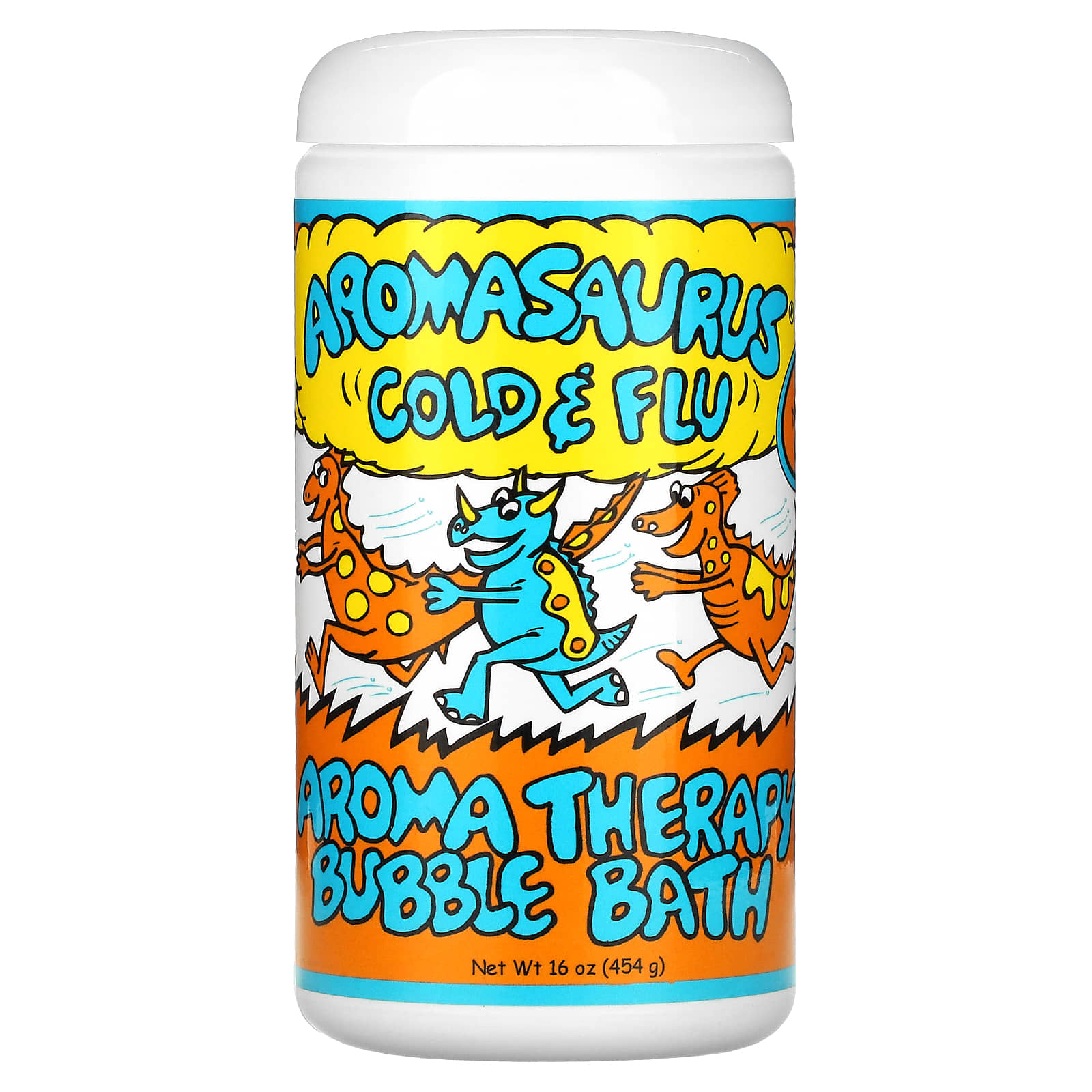 Abra Therapeutics Aromasaurus пенка для ванн с ароматерапией от простуды и гриппа 453 г 16 унций 2090₽