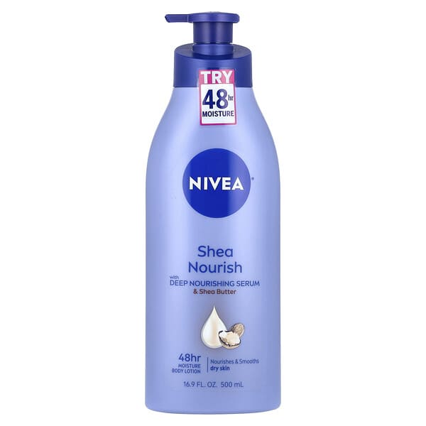 Nivea, Питательный лосьон для тела с маслом ши, 500 мл (16,9 жидк. Унции)