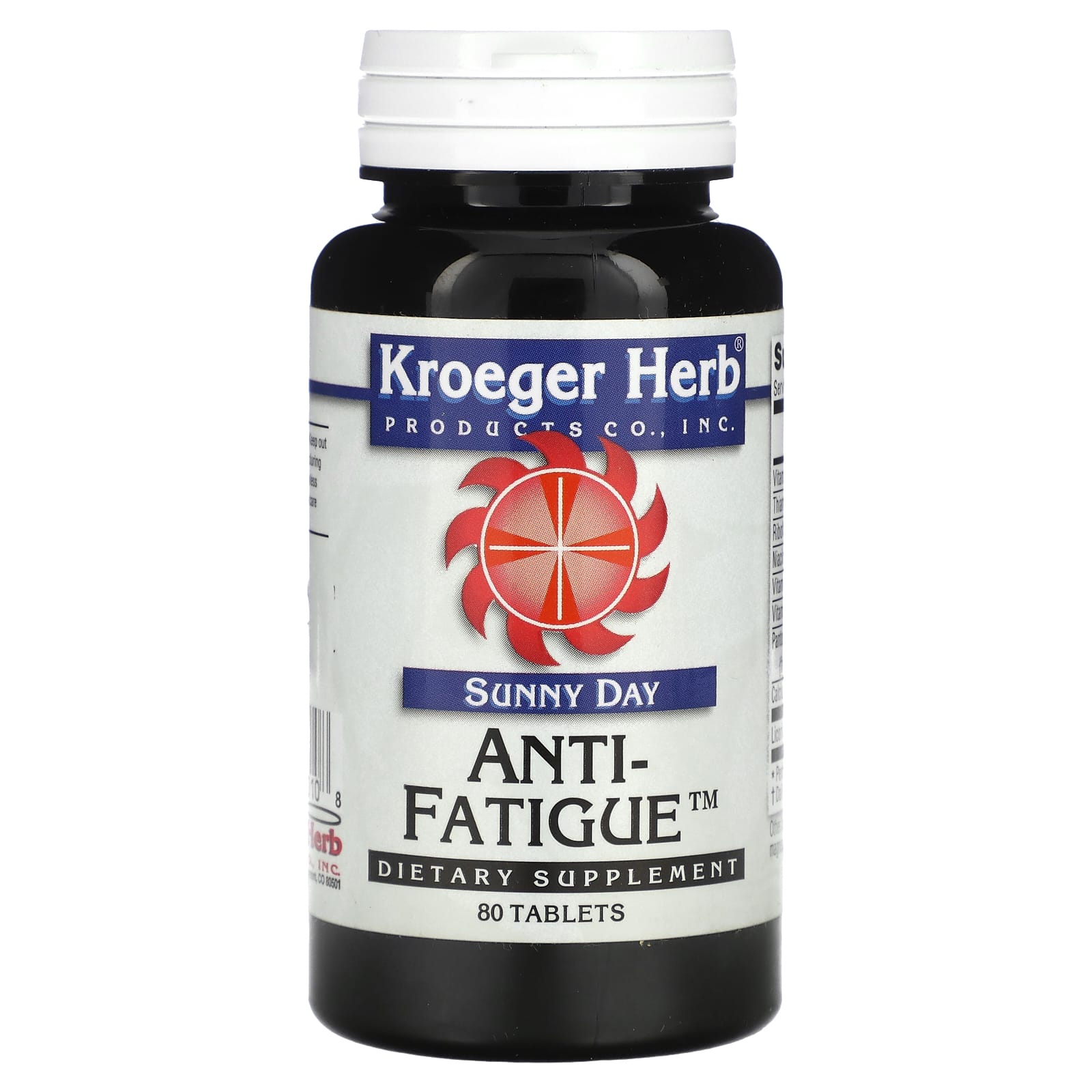 Kroeger Herb Co Sunny Day Anti-Fatigue средство от усталости 80 таблеток 4090₽