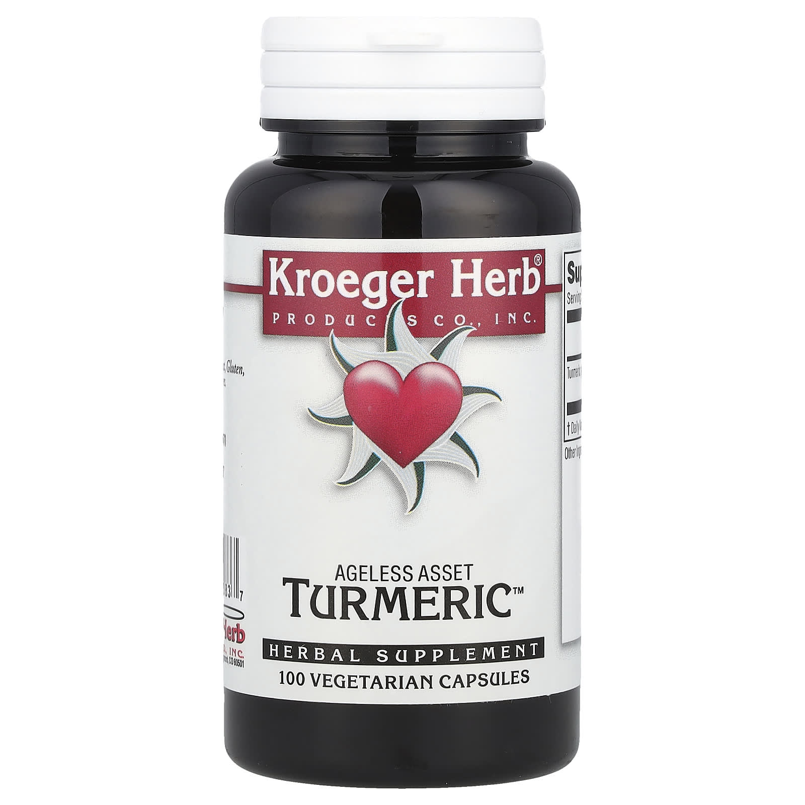 Kroeger Herb Co Turmeric 100 растительных капсул 2190₽