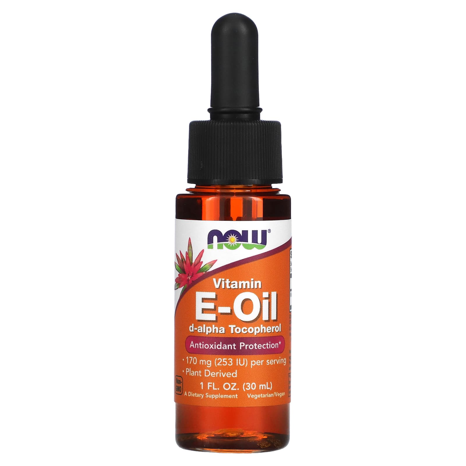 NOW Foods масло с витамином E антиоксидантная защита 30 мл 1 жидк унция 2490₽