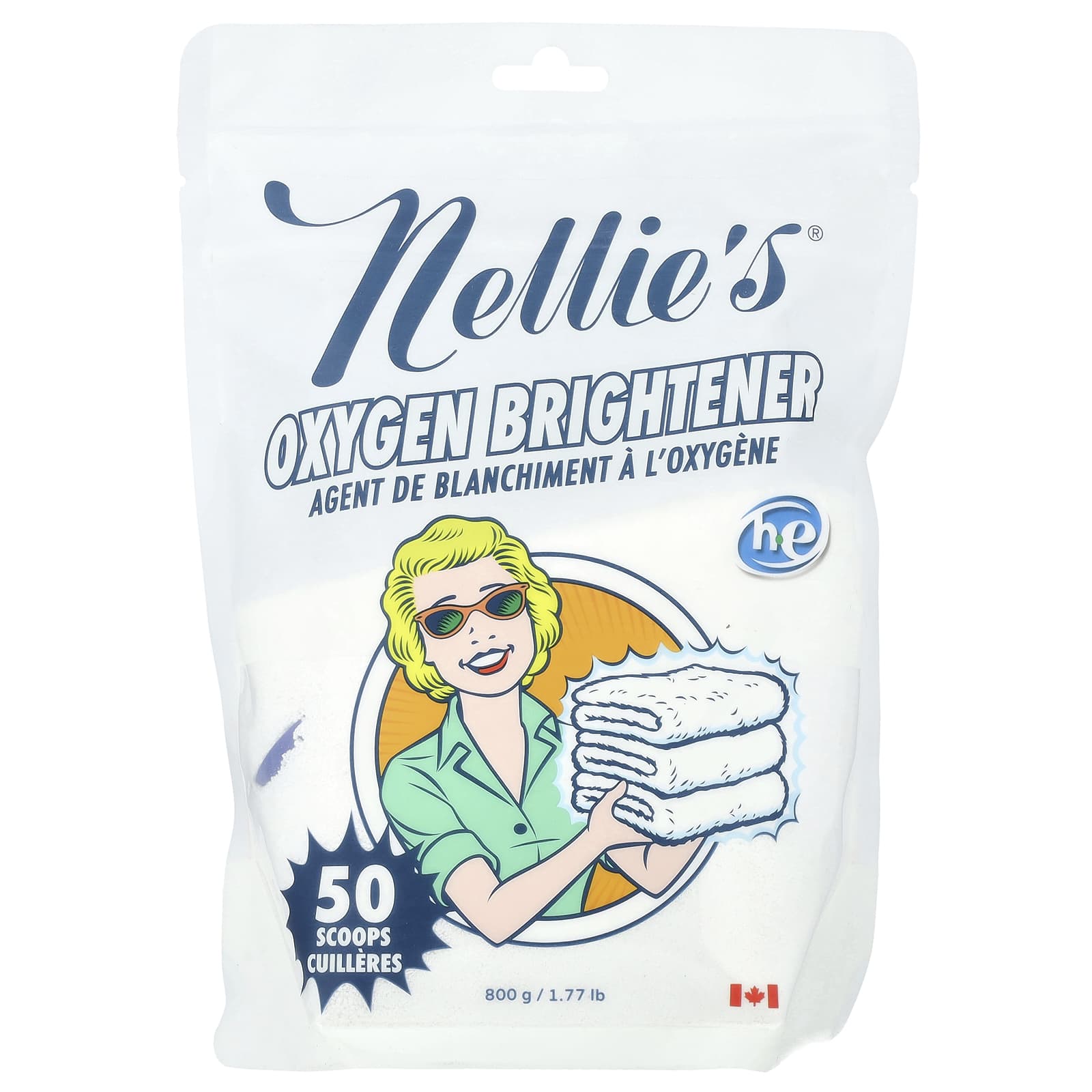 Nellies Oxygen Brightener 50 мерных ложек 800 г 177 фунта 3290₽