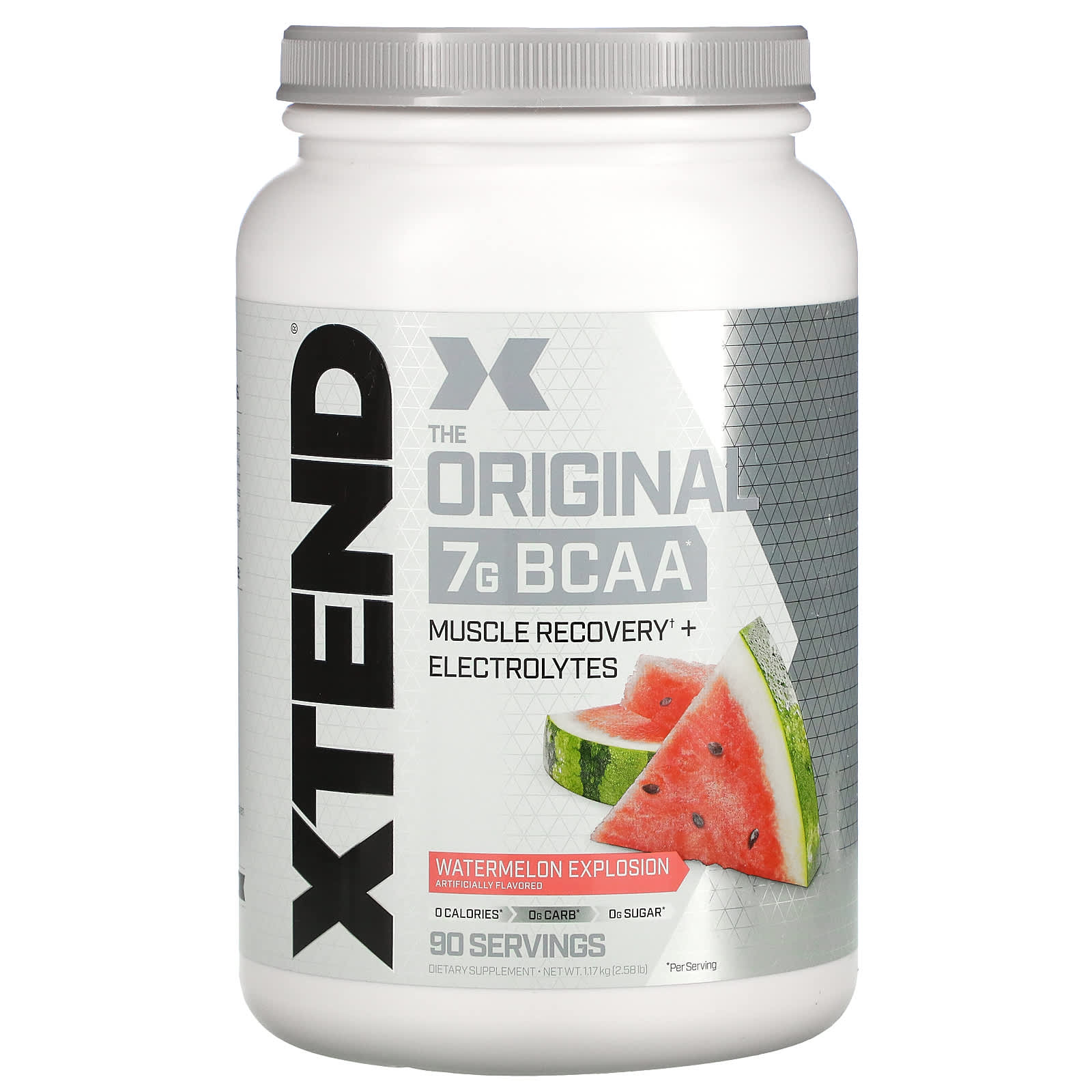 XTEND The Original 7 г аминокислот с разветвленной цепью BCAA со вкусом арбуза 117 кг 258 фунта 12390₽