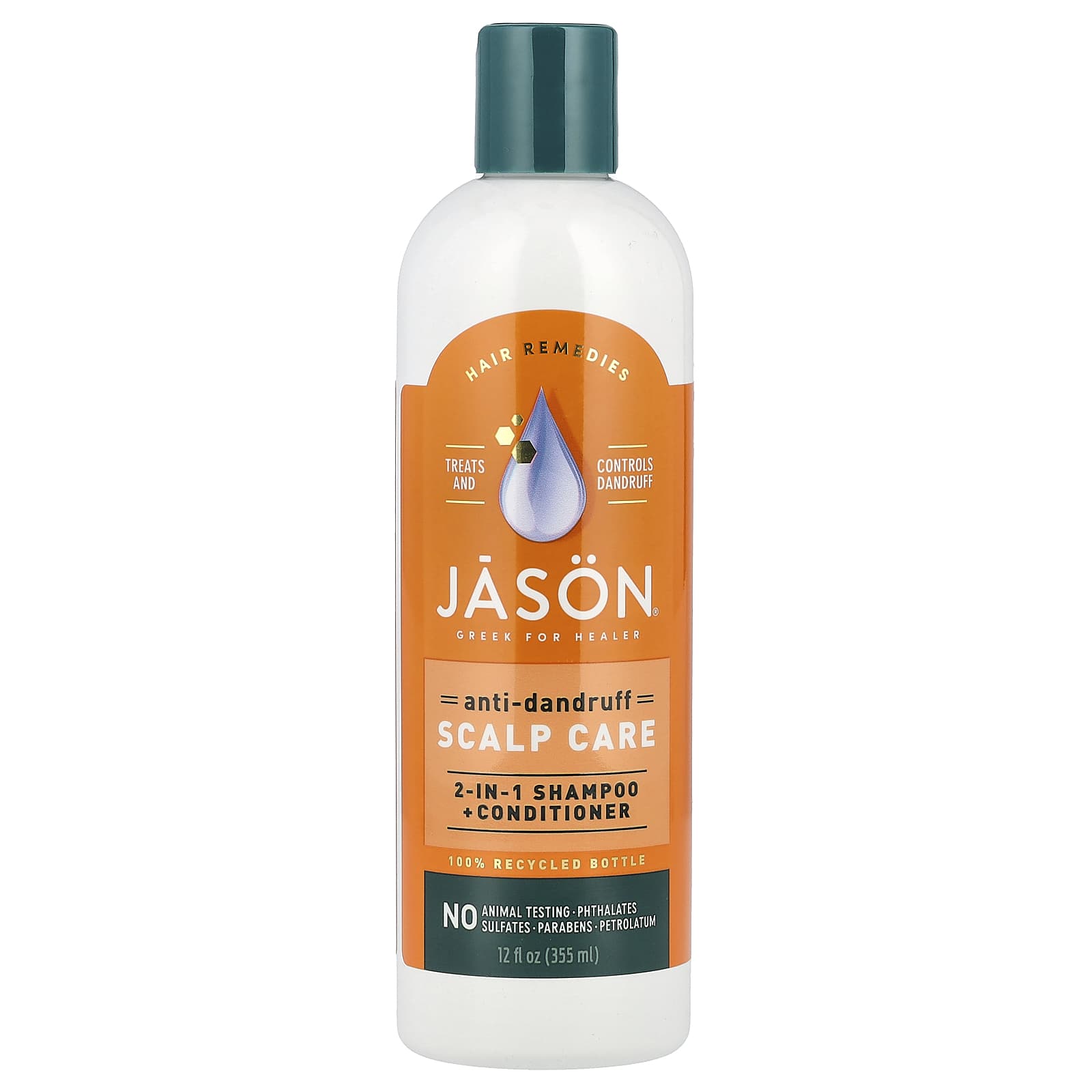 Jason Natural лечебно-профилактический шампунь и кондиционер 2 в 1 для защиты кожи головы от перхоти 355 мл 12 жидк унций 2190₽