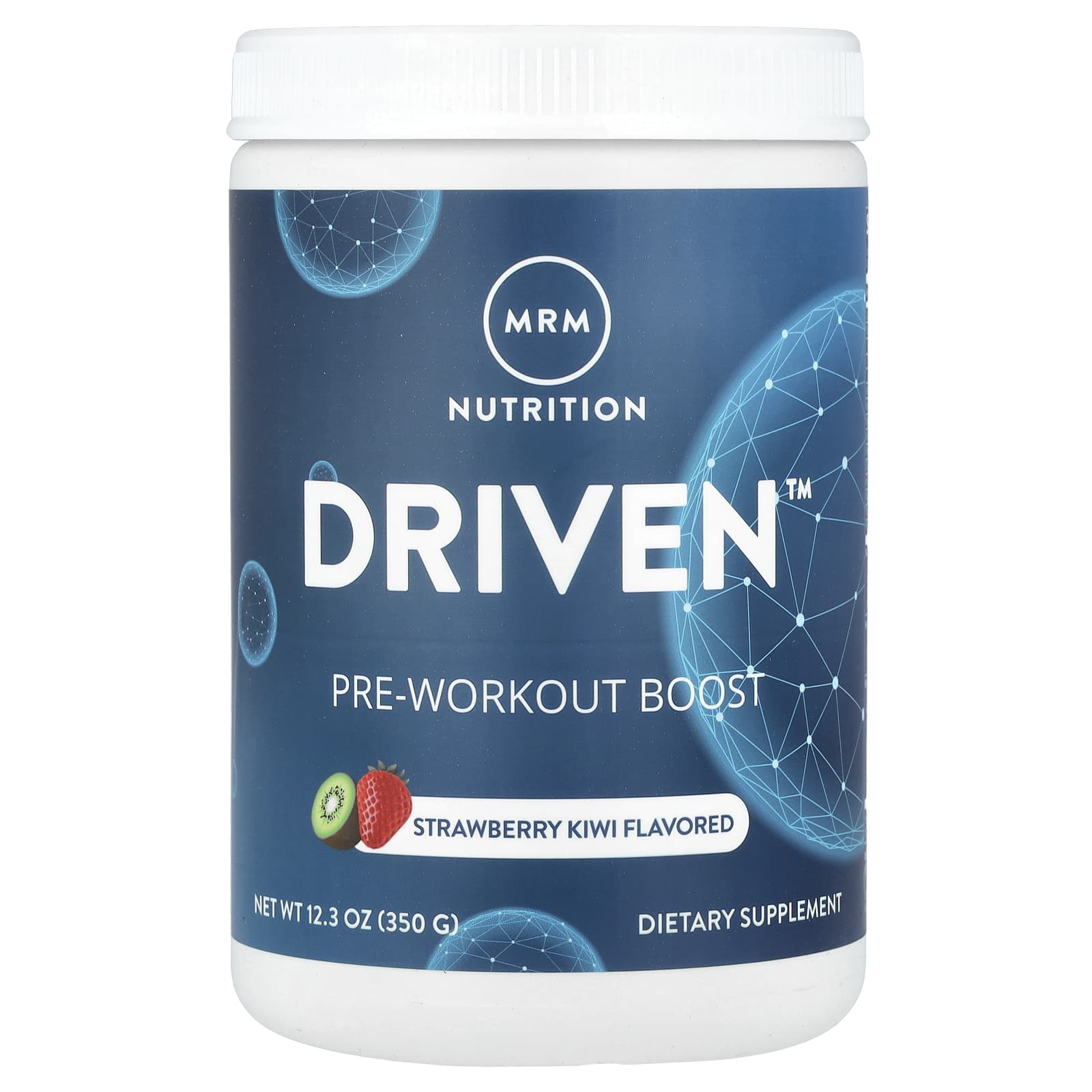 MRM Nutrition DRIVEN добавка перед тренировкой клубника и киви 350 г 123 унций 3790₽