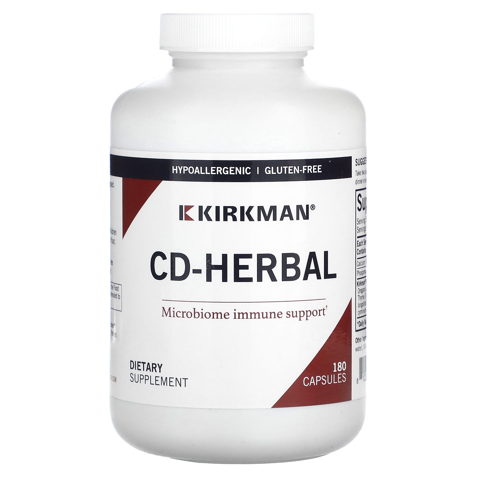 Kirkman Labs Травяная добавка CD-Herbal 180 капсул 10290₽