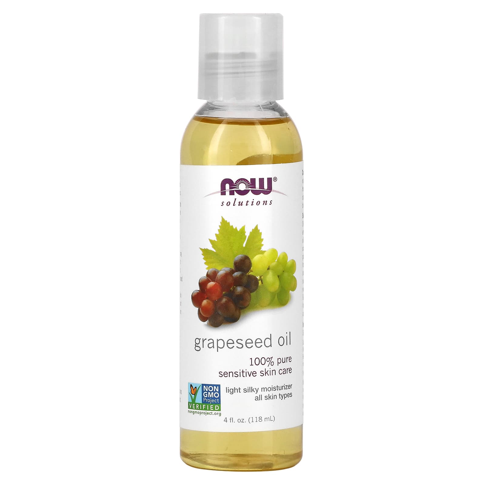 NOW Foods Solutions Grapeseed Oil 4oz 1490₽