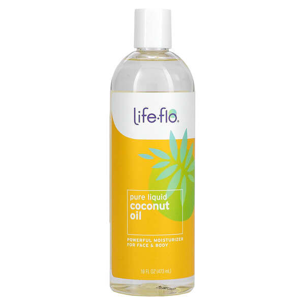 Life-flo, чистое жидкое кокосовое масло, 473 мл (16 жидк. унций)