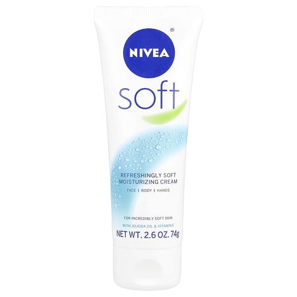 Nivea, Освежающий мягкий увлажняющий крем, 2,6 унц. (74 г)
