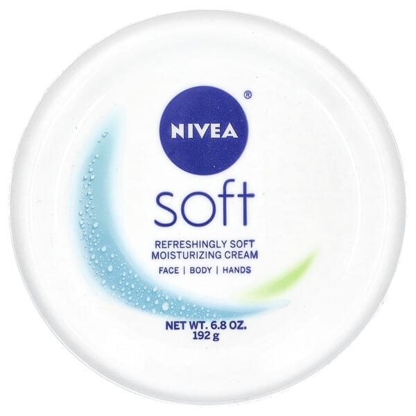Nivea, Увлажняющий крем с маслом жожоба и витамином Е, мягкий, 192 г (6,8 унции)