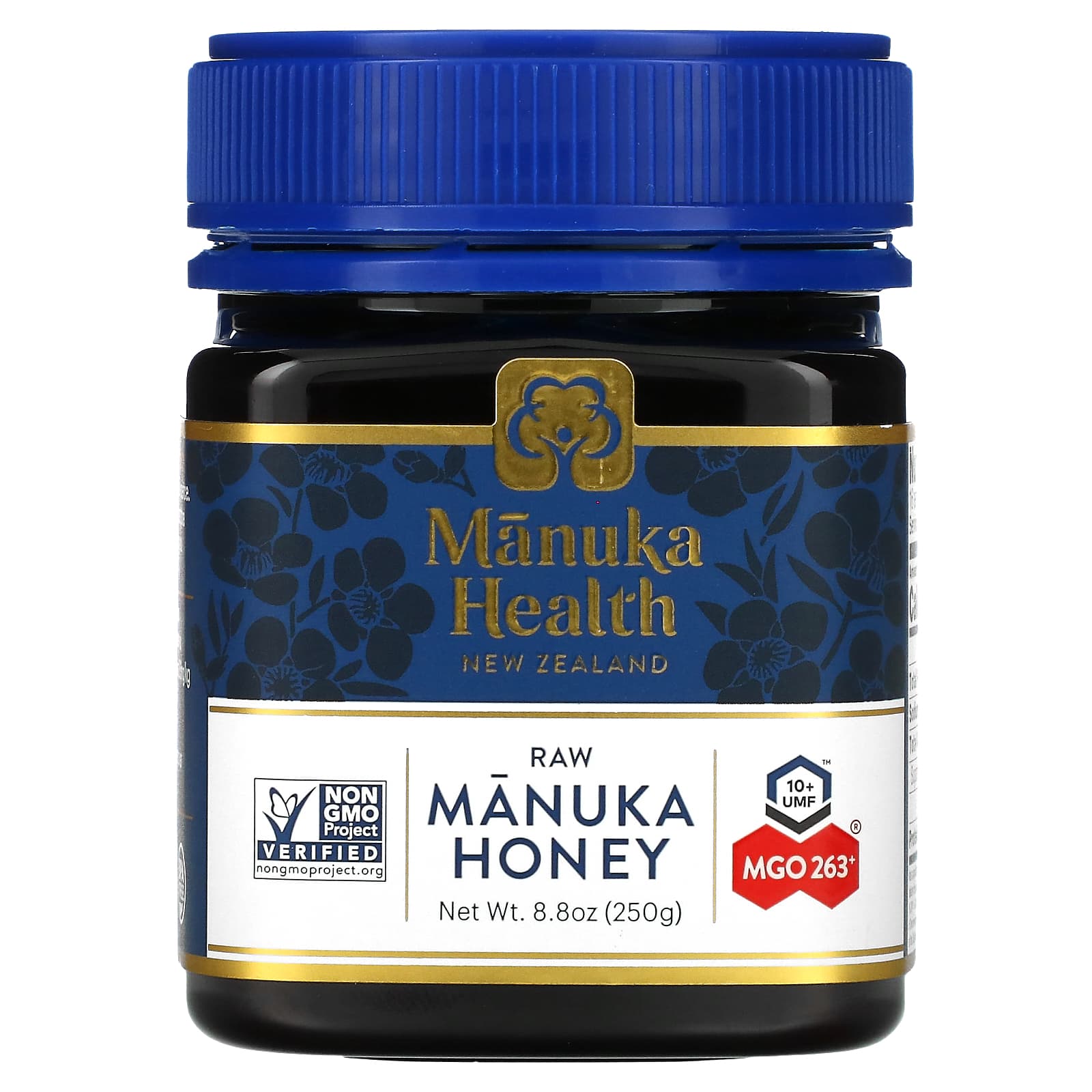 Manuka Health, необработанный мед манука, UMF 10+, MGO 263+, 250 г (8,8 унции)