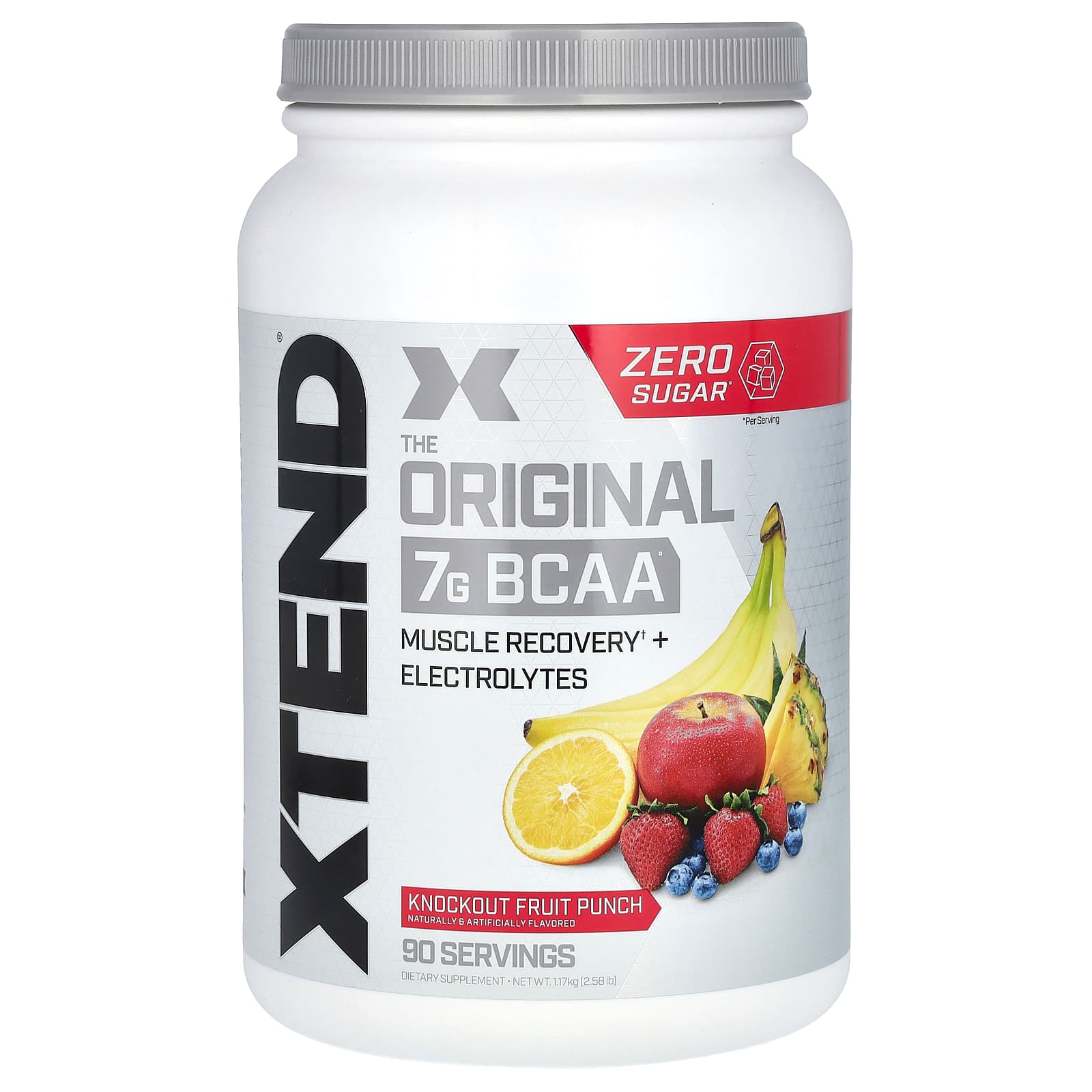 XTEND The Original 7 г BCAA со вкусом фруктового пунша 117 кг 258 фунта 10490₽