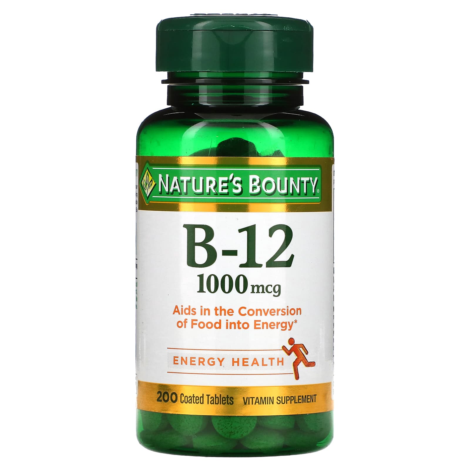 Natures Bounty B-12 1000 мкг 200 таблеток с оболочкой 3090₽