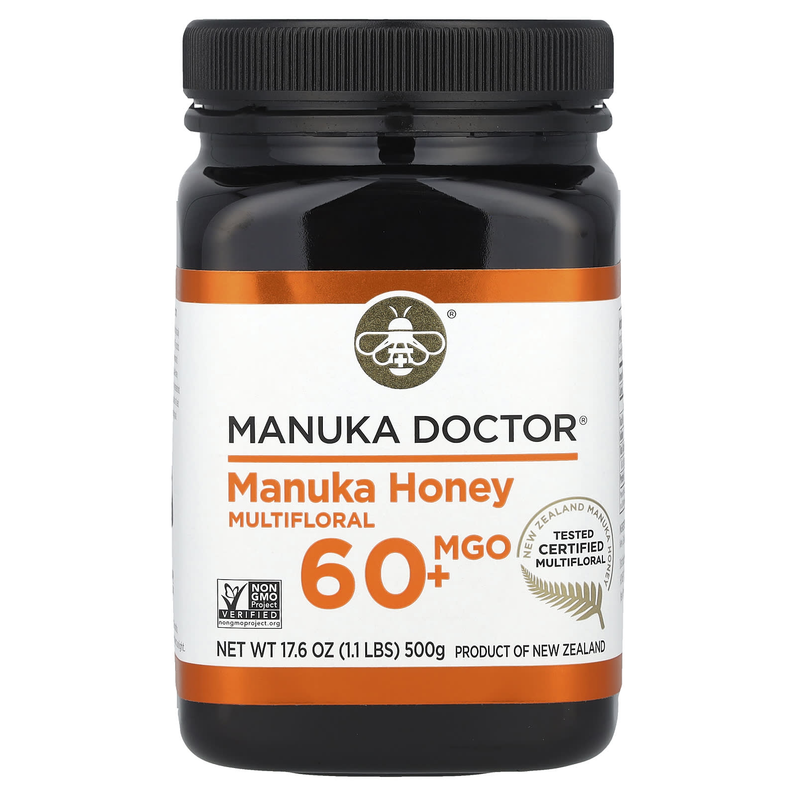 Manuka Doctor мед манука из разнотравья MGO 60 500 г 176 унции 6390₽