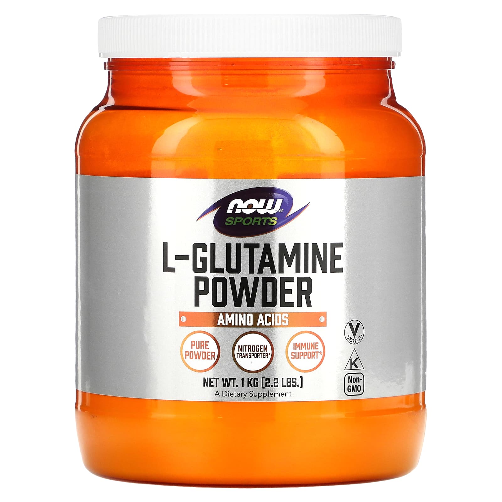 NOW Foods Sports L-Glutamine Powder 22 фунта 1 кг 8990₽