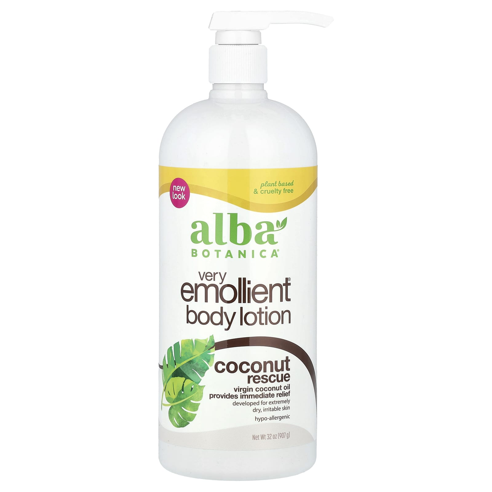 Alba Botanica Very Emollient смягчающий лосьон для тела кокос 907 г 32 унции 2890₽