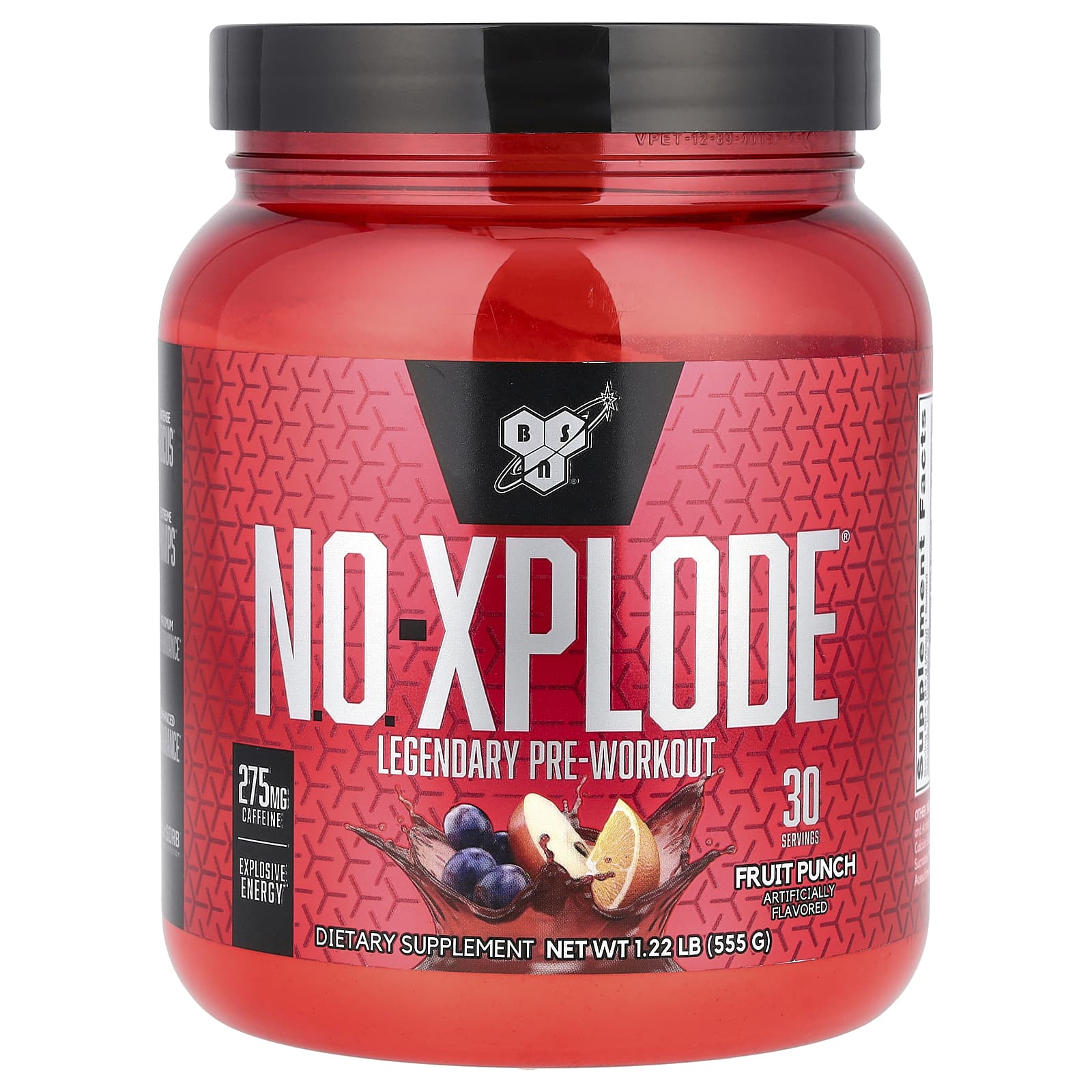 BSN NO-Xplode Legendary Pre-Workout со вкусом фруктового пунша 555 г 122 фунта 7690₽