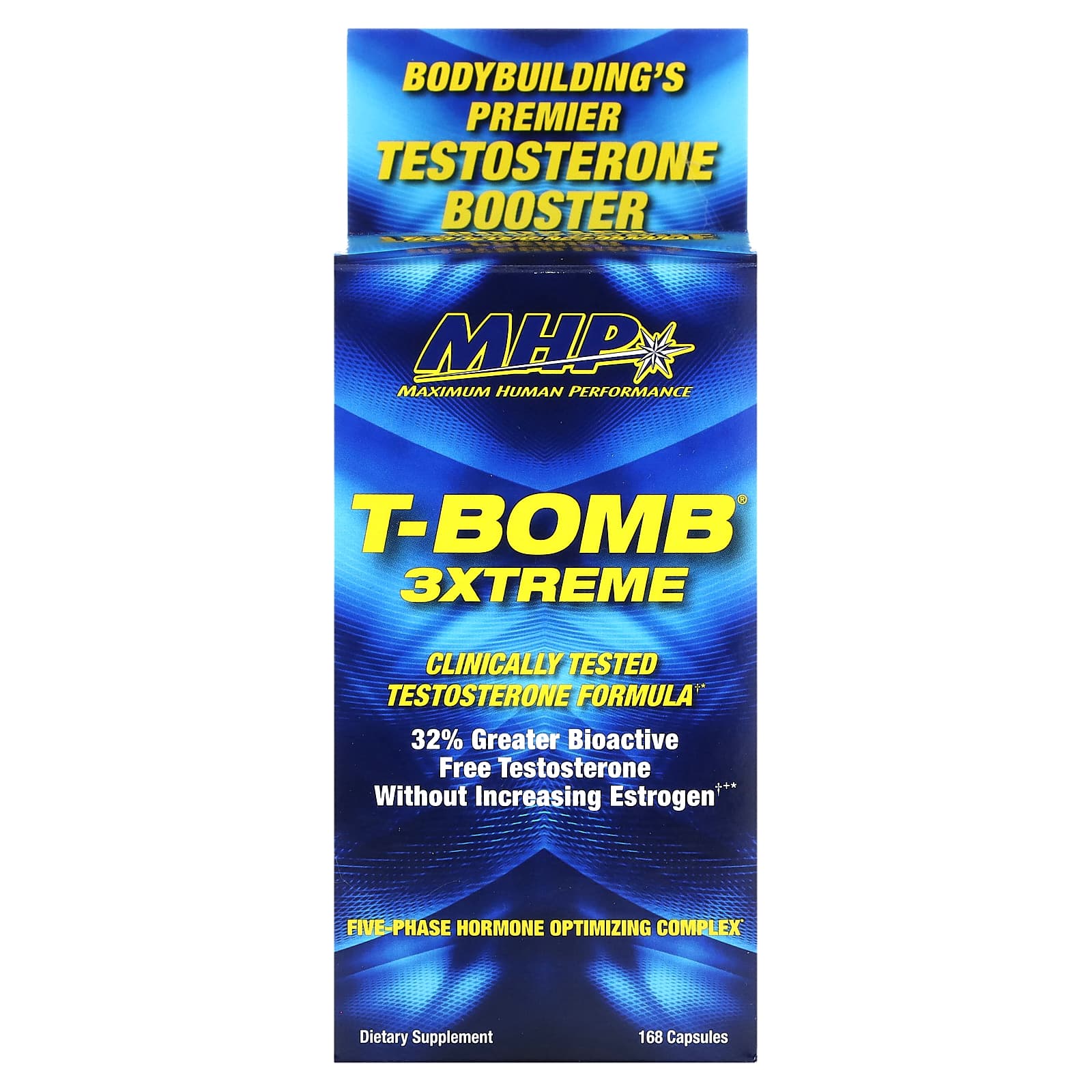 MHP T-Bomb 3Xtreme 168 капсул 7590₽