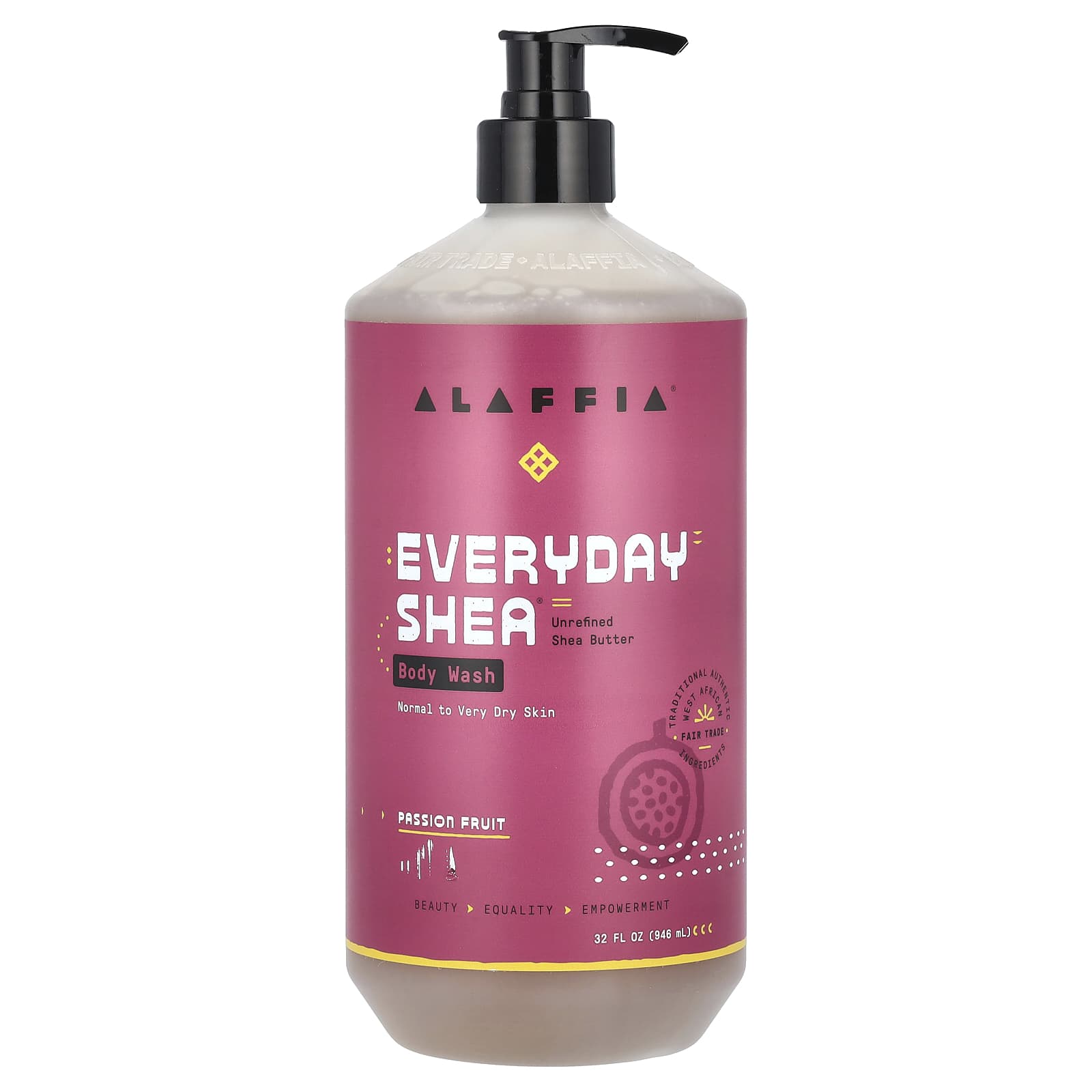 Alaffia Everyday Shea гель для душа с маслом ши и маракуйей 950 мл 32 жидк унции 2990₽