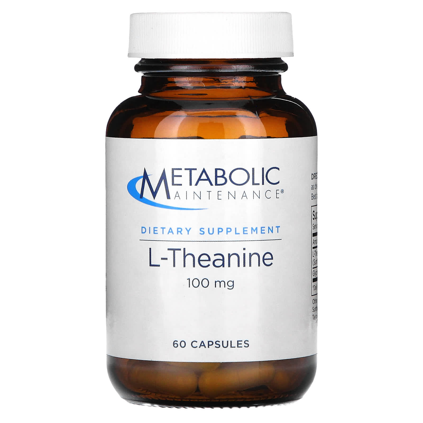 Metabolic Maintenance L-теанин 100 мг 60 капсул 6690₽