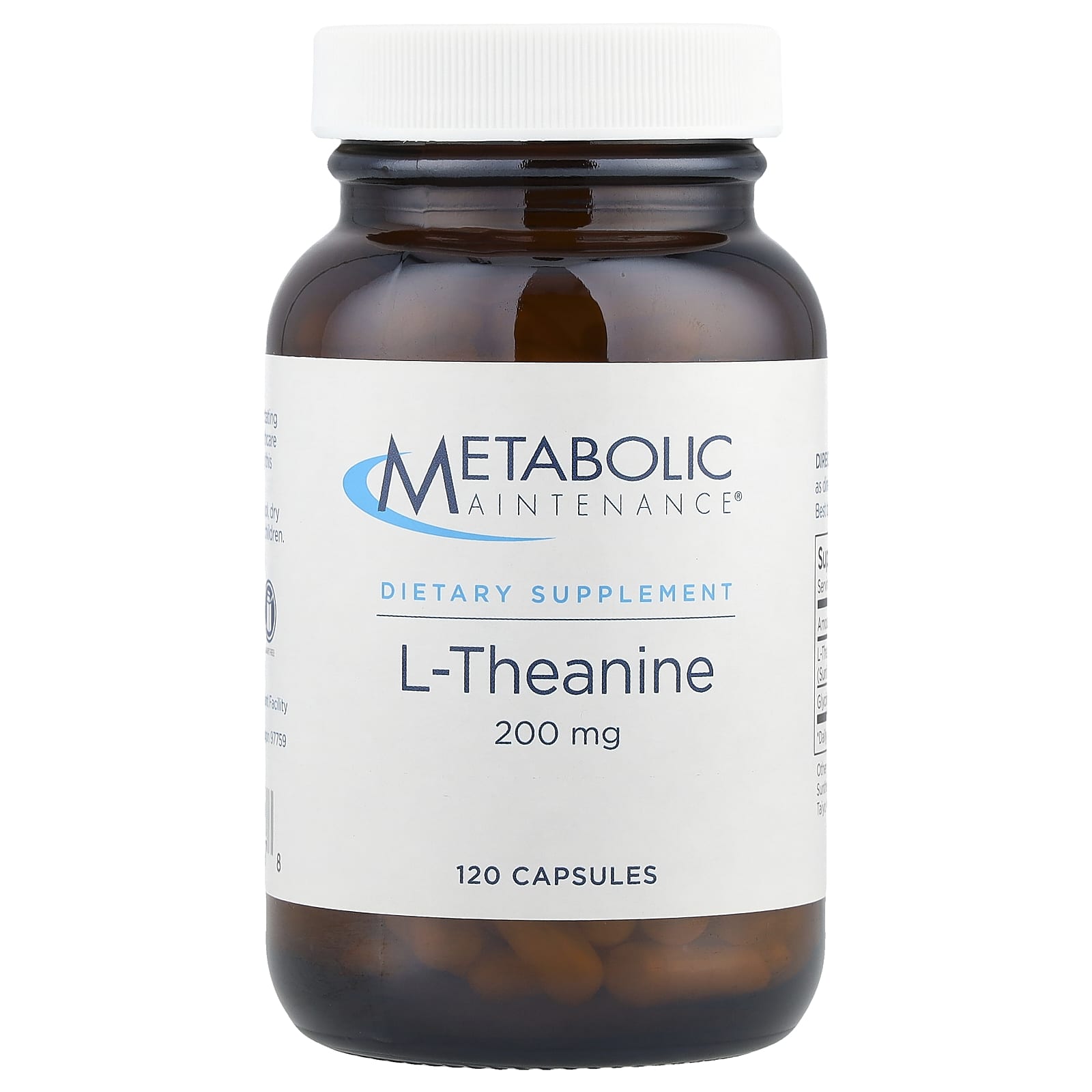 Metabolic Maintenance L-теанин 200 мг 120 капсул 13290₽