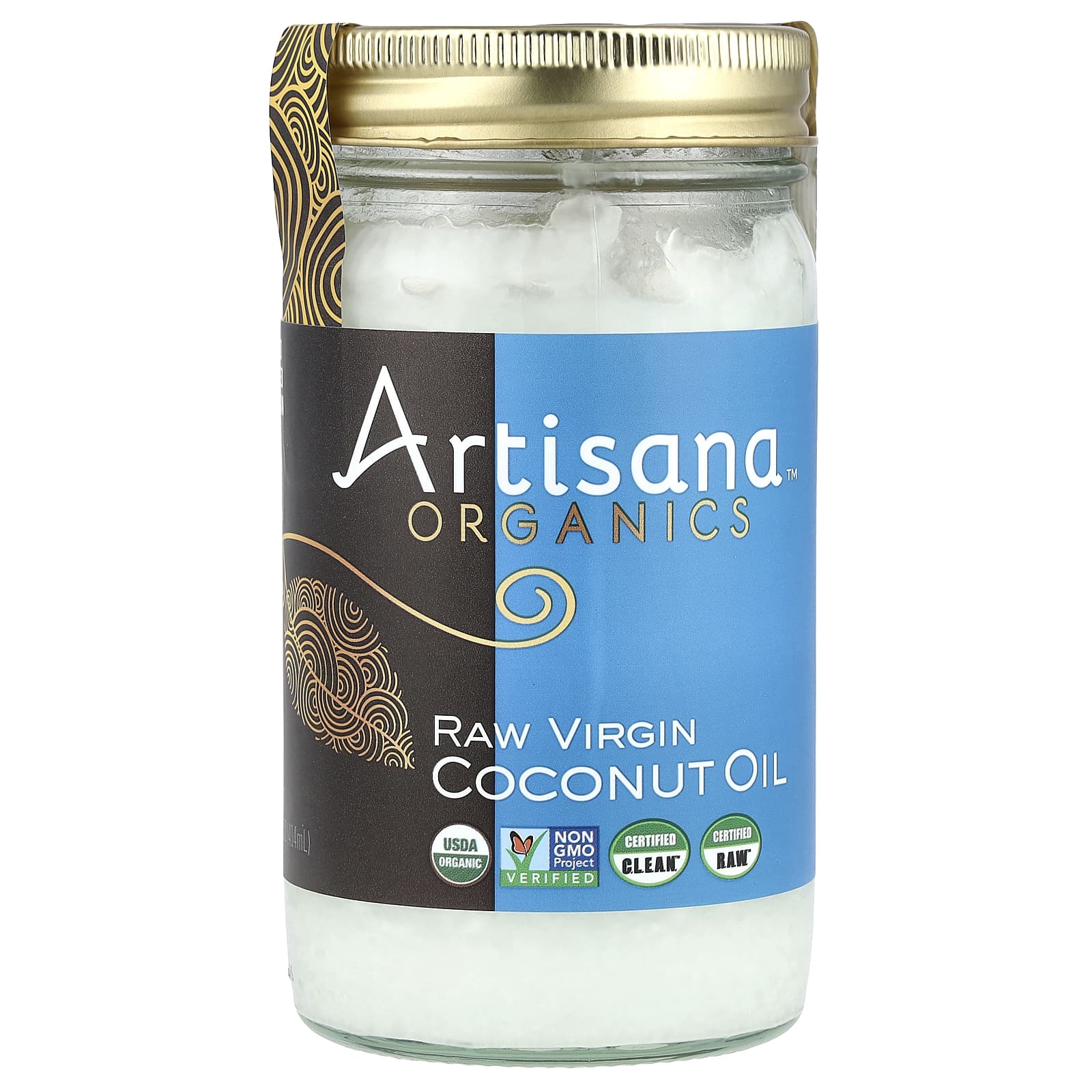 Artisana Organics сырое кокосовое масло первого отжима 414 г 14 унций 2090₽