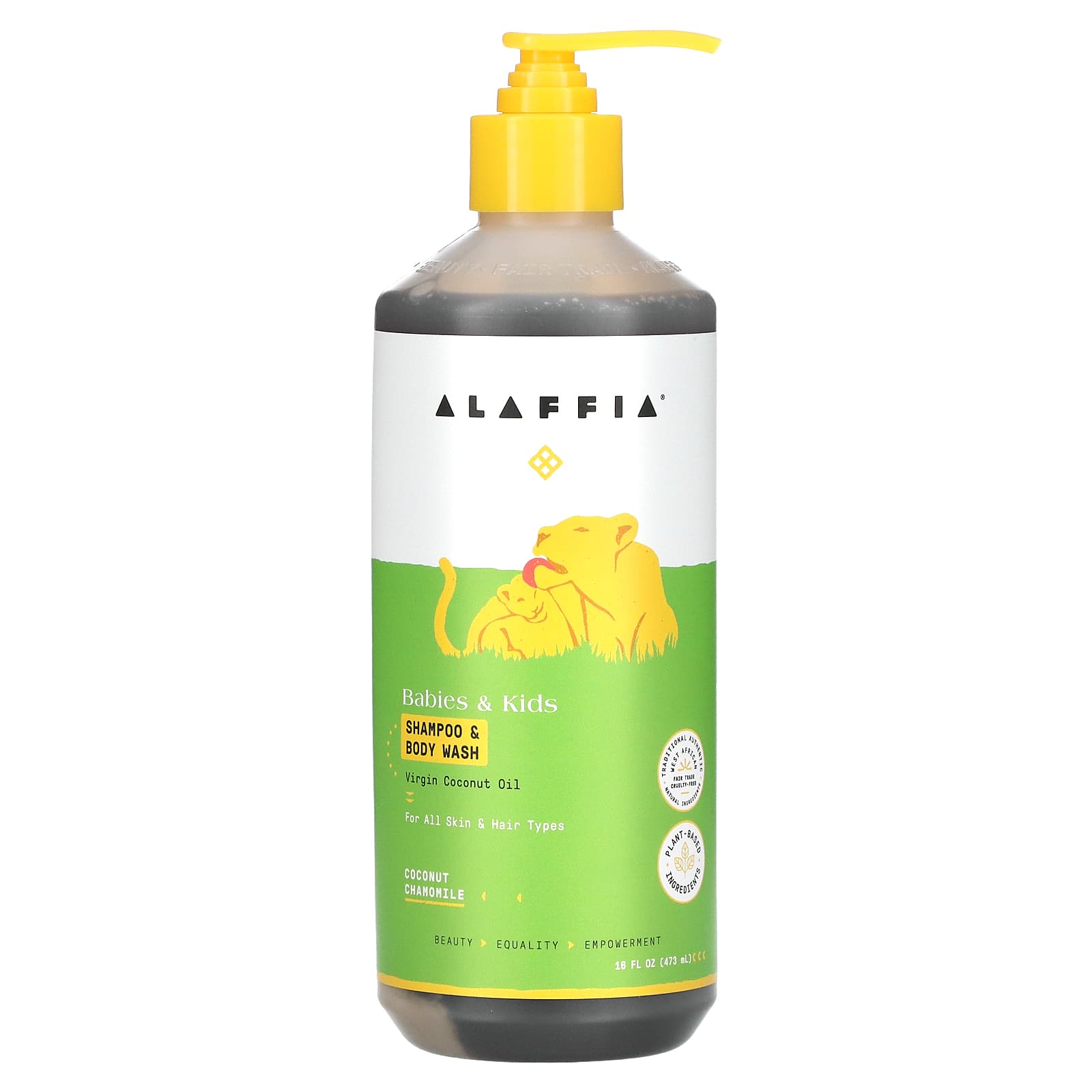 Alaffia Everyday Coconut шампунь и гель для душа подходит для младенцев и детей постарше кокос и ромашка 475 мл 16 жидк унций 2090₽