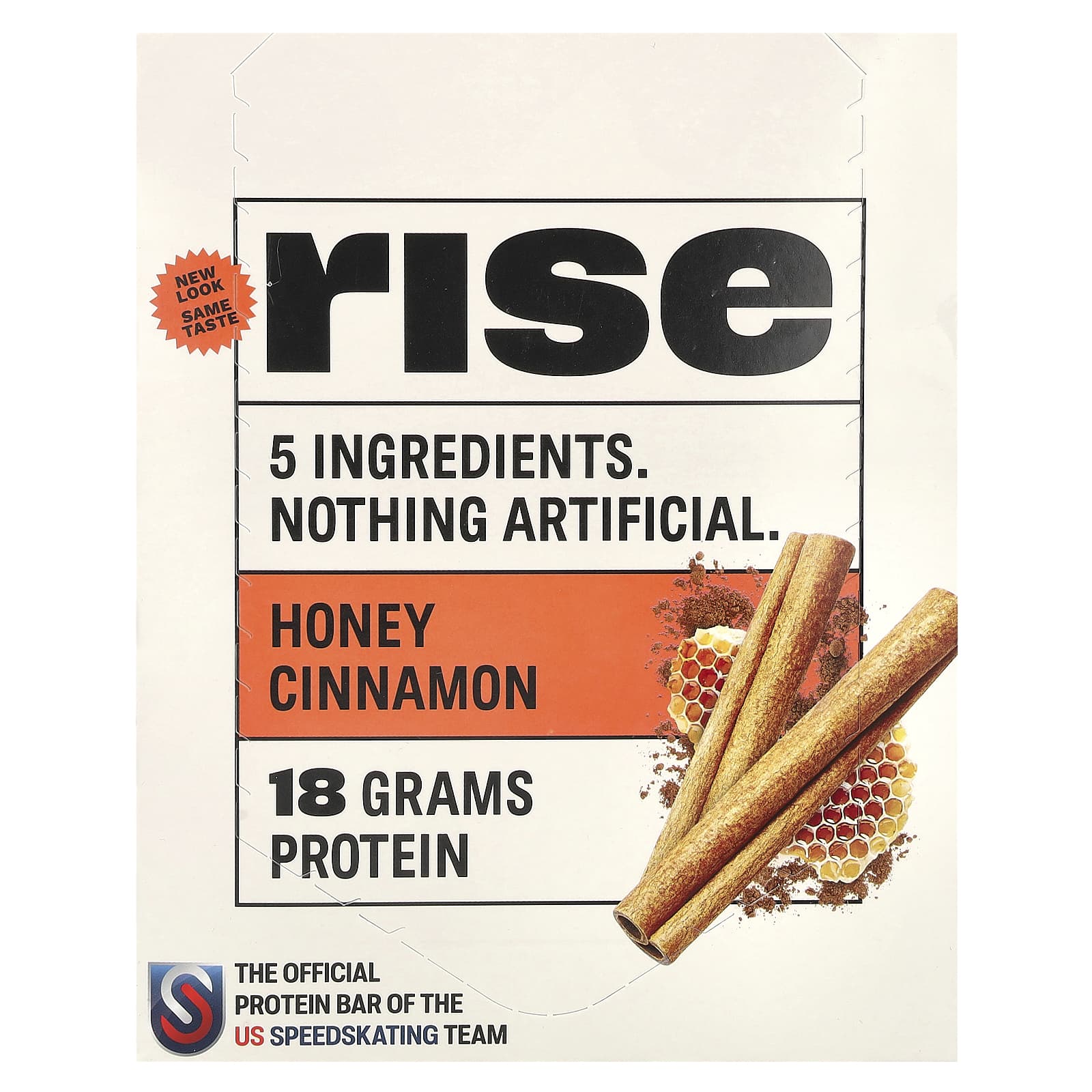Rise Bar The Simplest Protein Bar мед и корица 12 батончиков 60 г 21 унции 5290₽