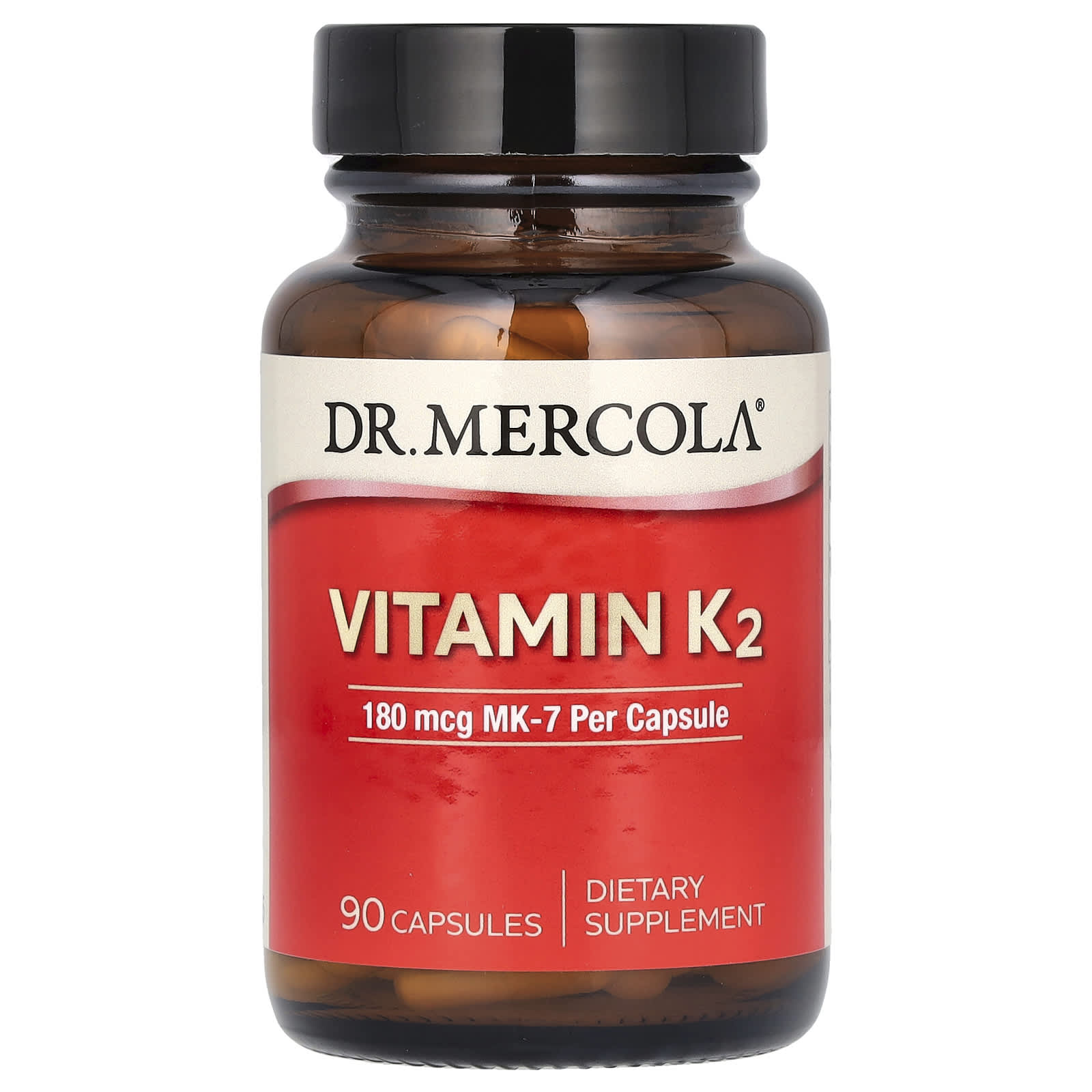 Dr Mercola Витамин K2 180 мкг 90 капсул 14790₽