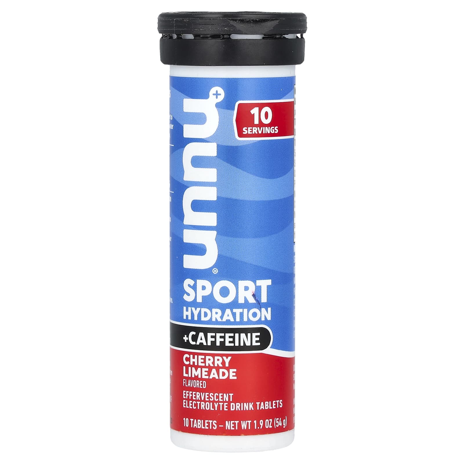 Nuun Sport Hydration Caffeine напиток с шипучим электролитом вишневый лаймад 10 таблеток 1790₽