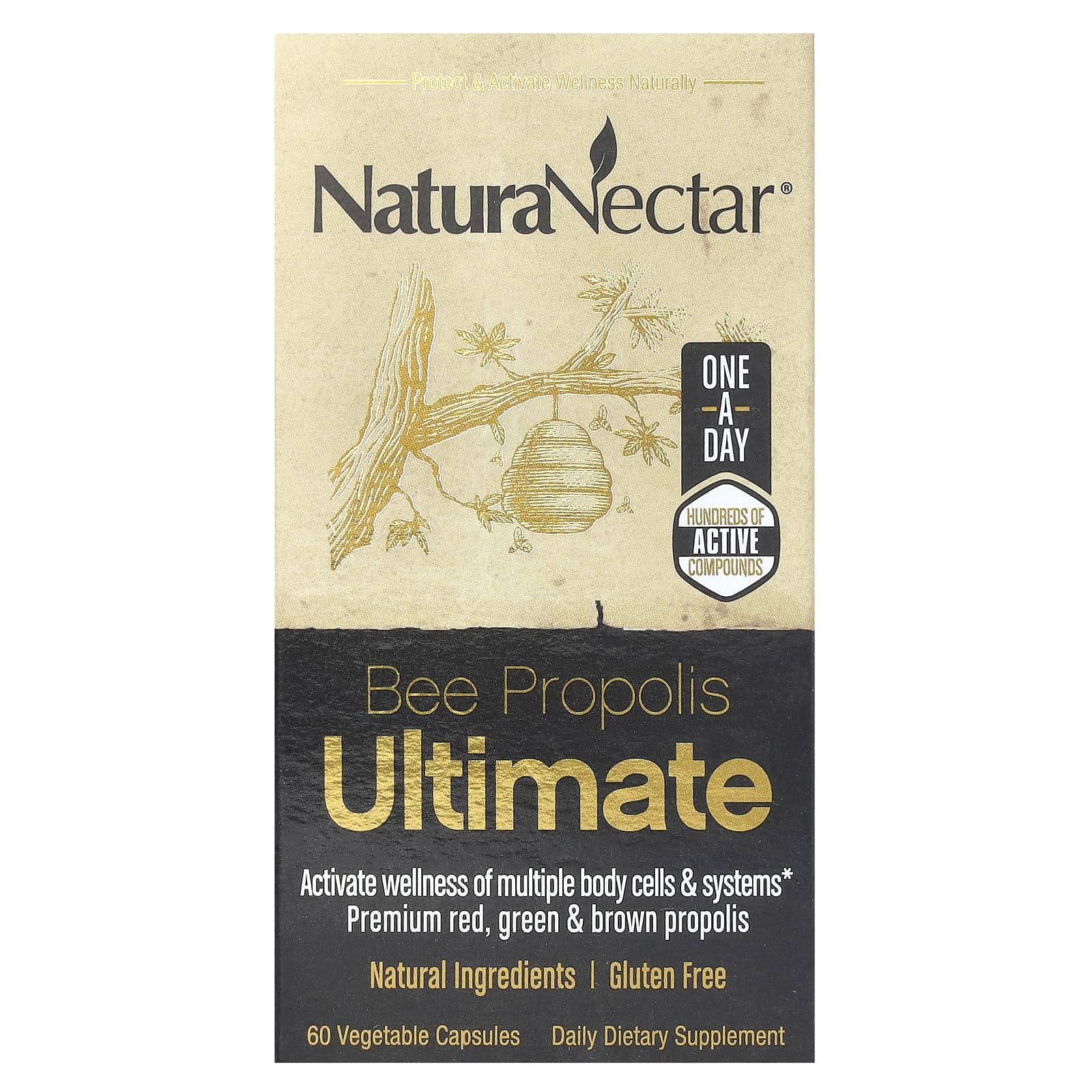 NaturaNectar Bee Propolis Ultimate 60 вегетарианских капсул 14290₽