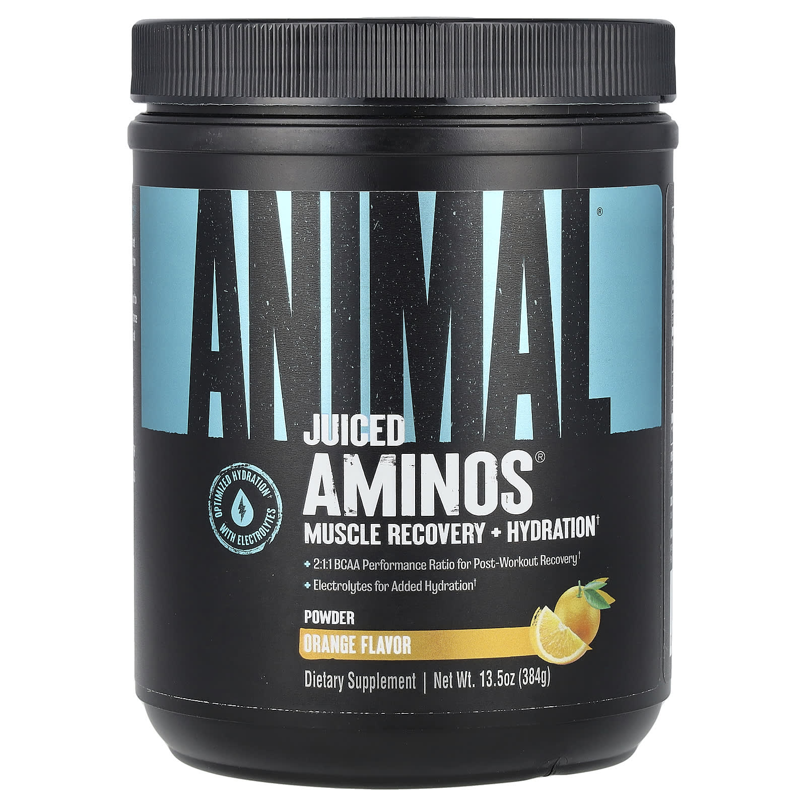 Animal Juiced Aminos в порошке апельсин 384 г 135 унции 6090₽