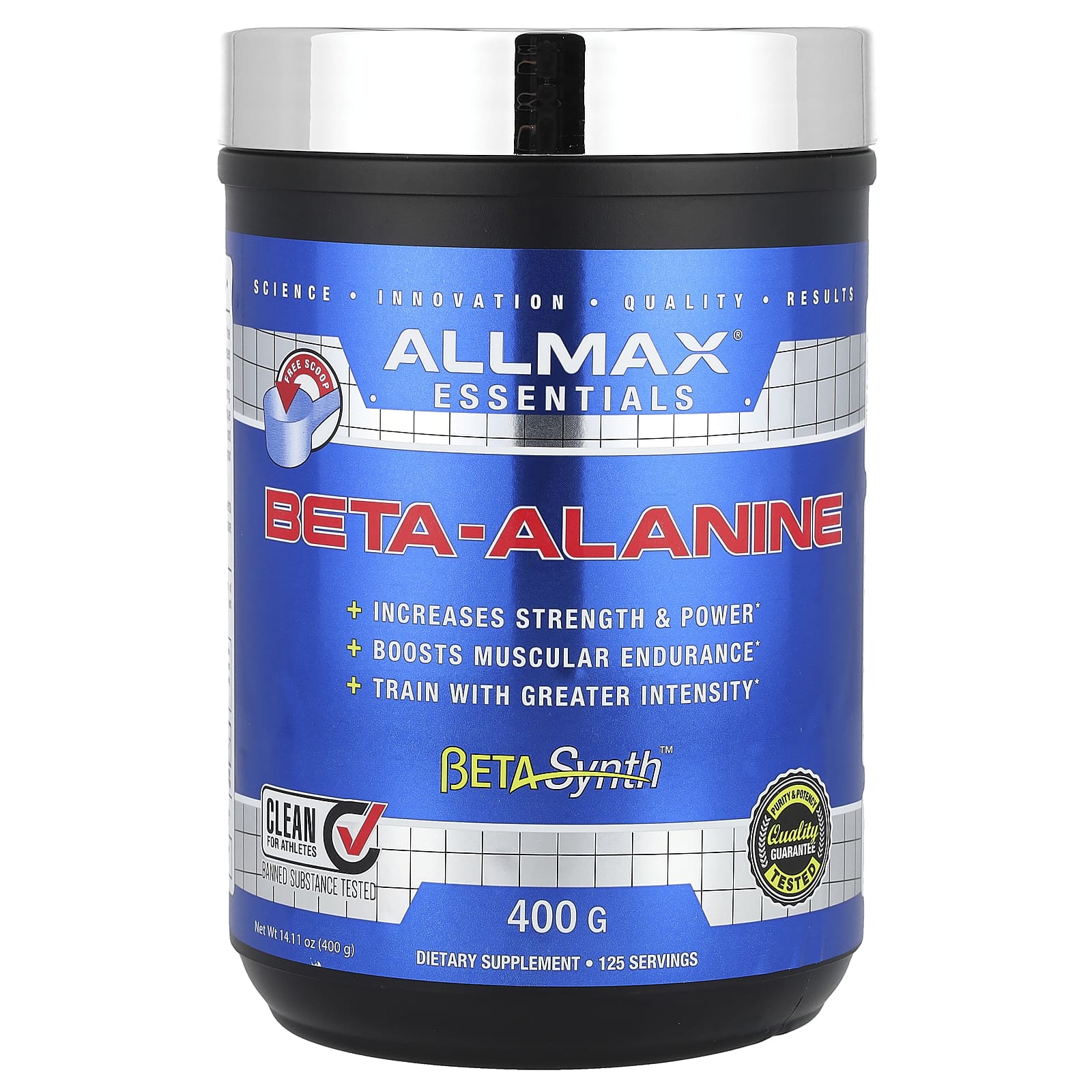 ALLMAX Essentials бета-аланин 400 г 1411 унции 6190₽