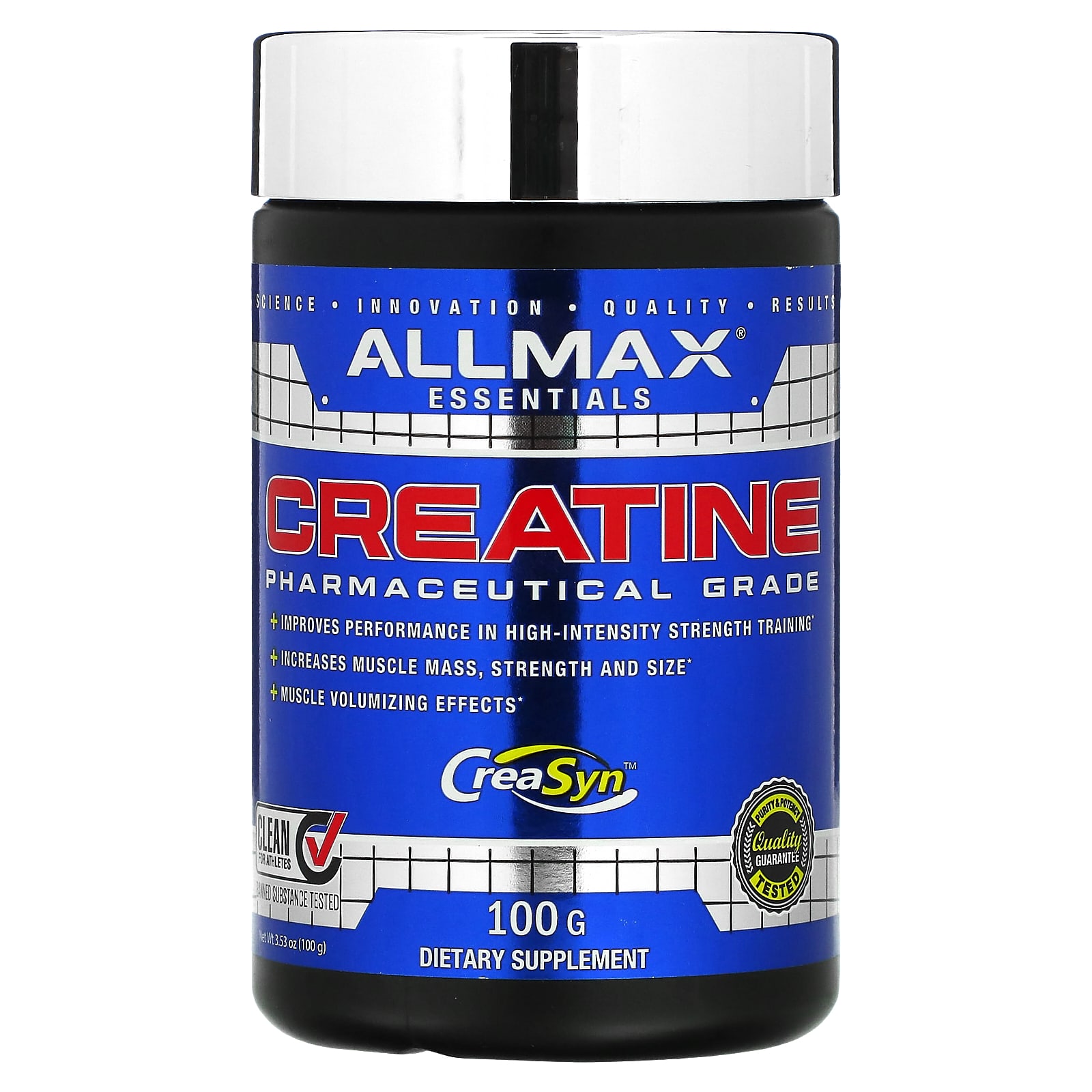 ALLMAX креатин фармацевтическая степень чистоты 100 г 353 унции 2290₽